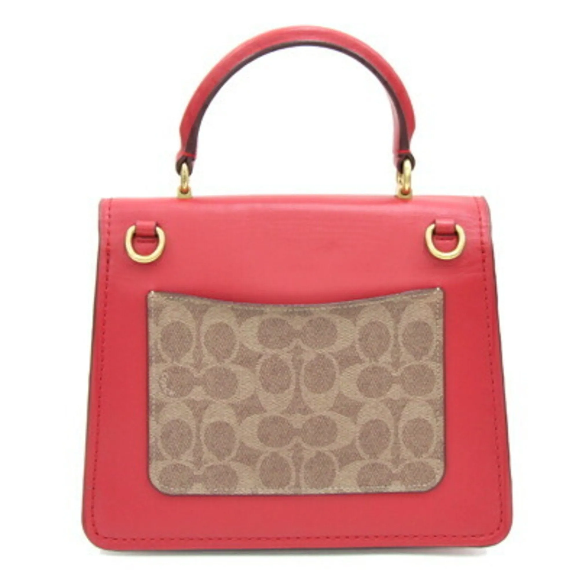 Coach   Color Pvc Leather Handbag (Pre-Owned)
