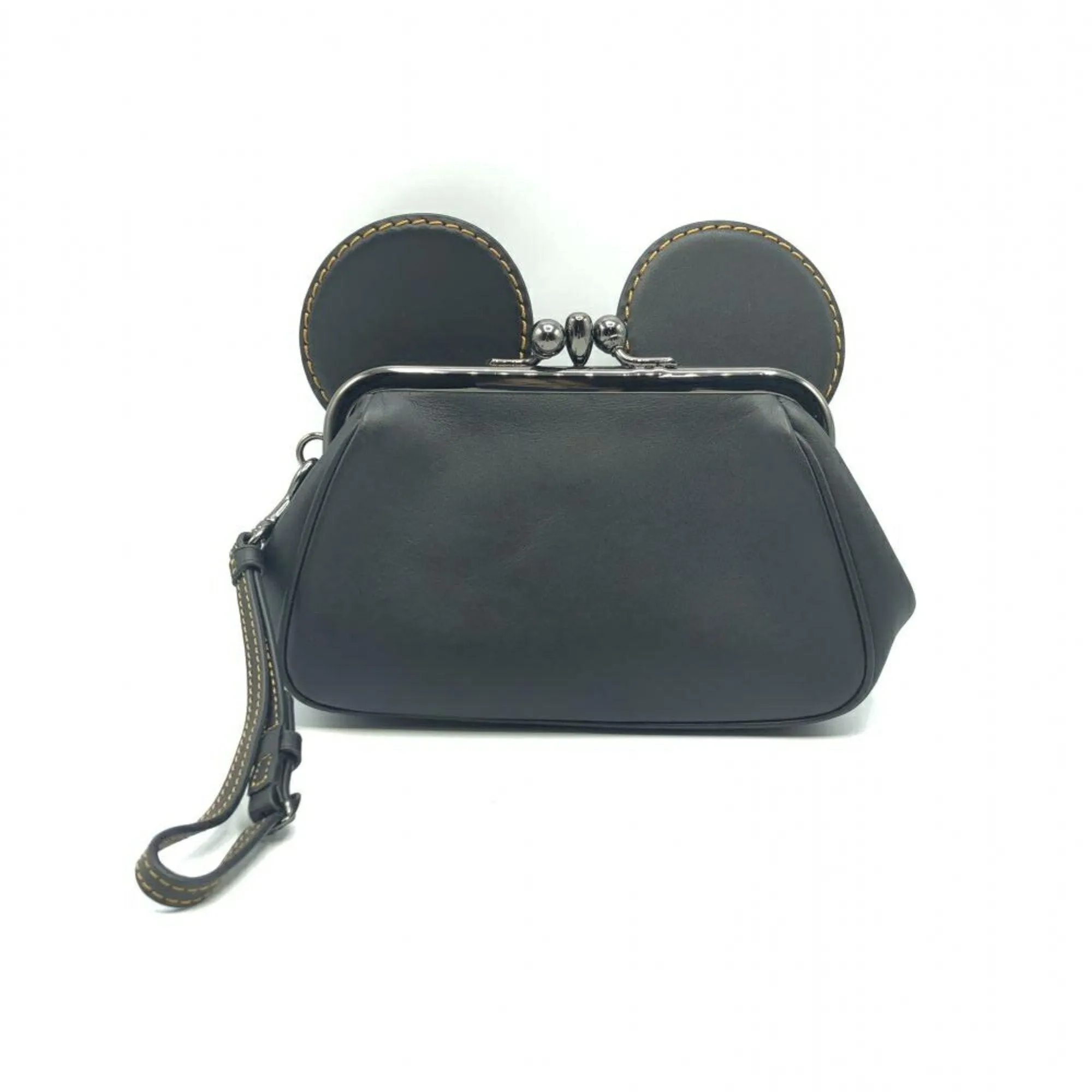 Coach Disney Collection Leather Clutch Bag (Pre-Owned)