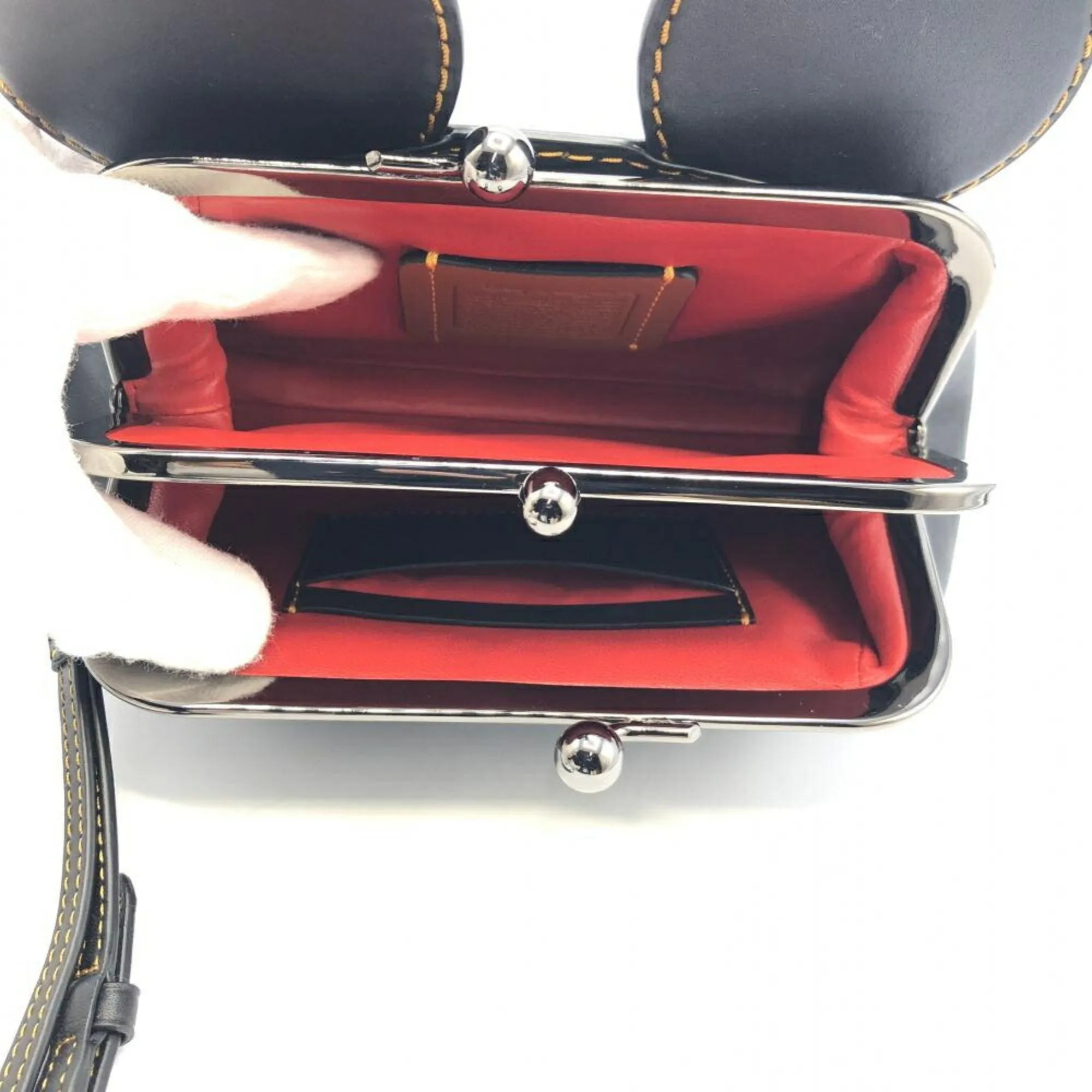 Coach Disney Collection Leather Clutch Bag (Pre-Owned)