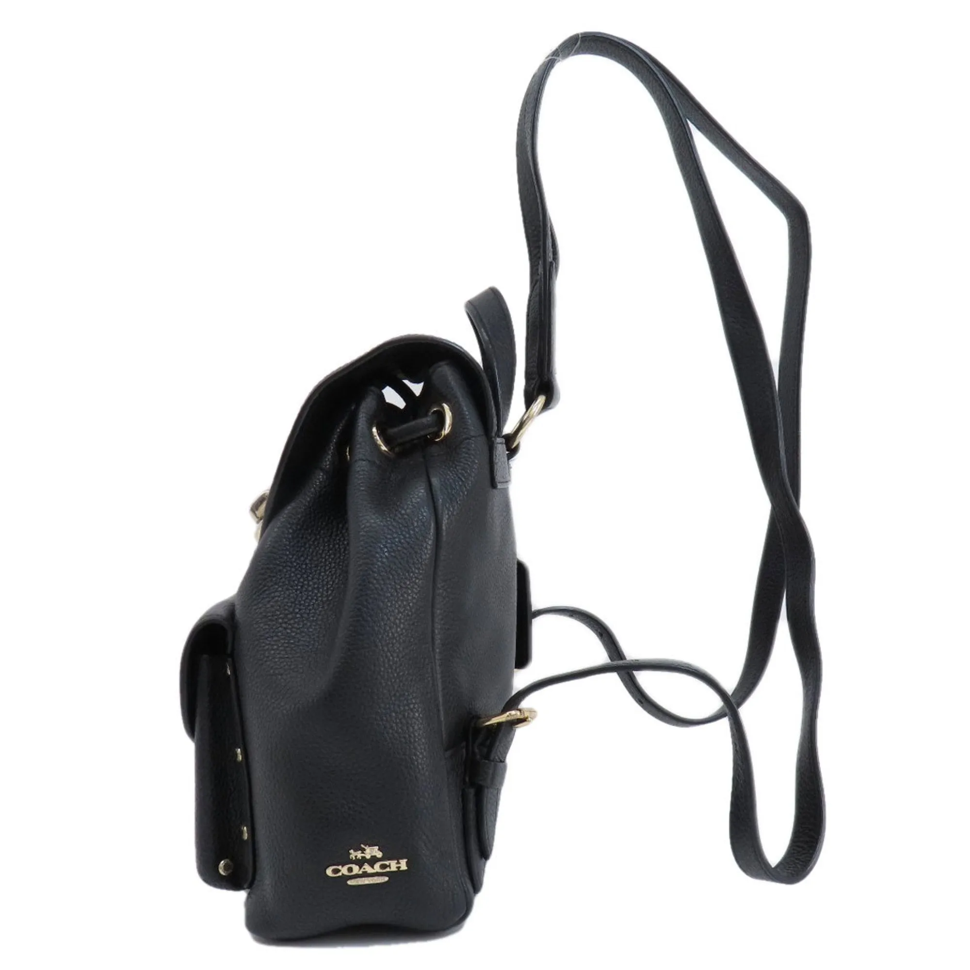 Coach  Leather Backpack (Pre-Owned)