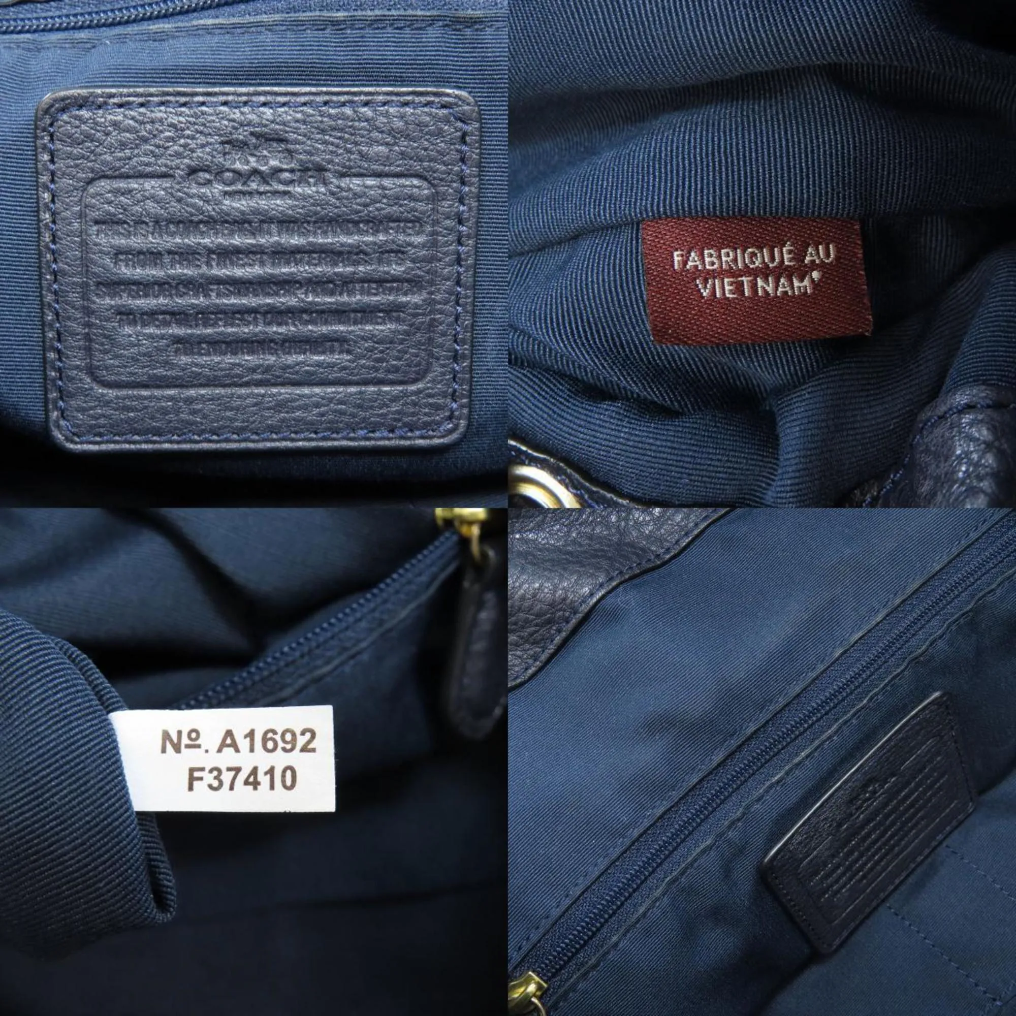 Coach  Leather Backpack (Pre-Owned)