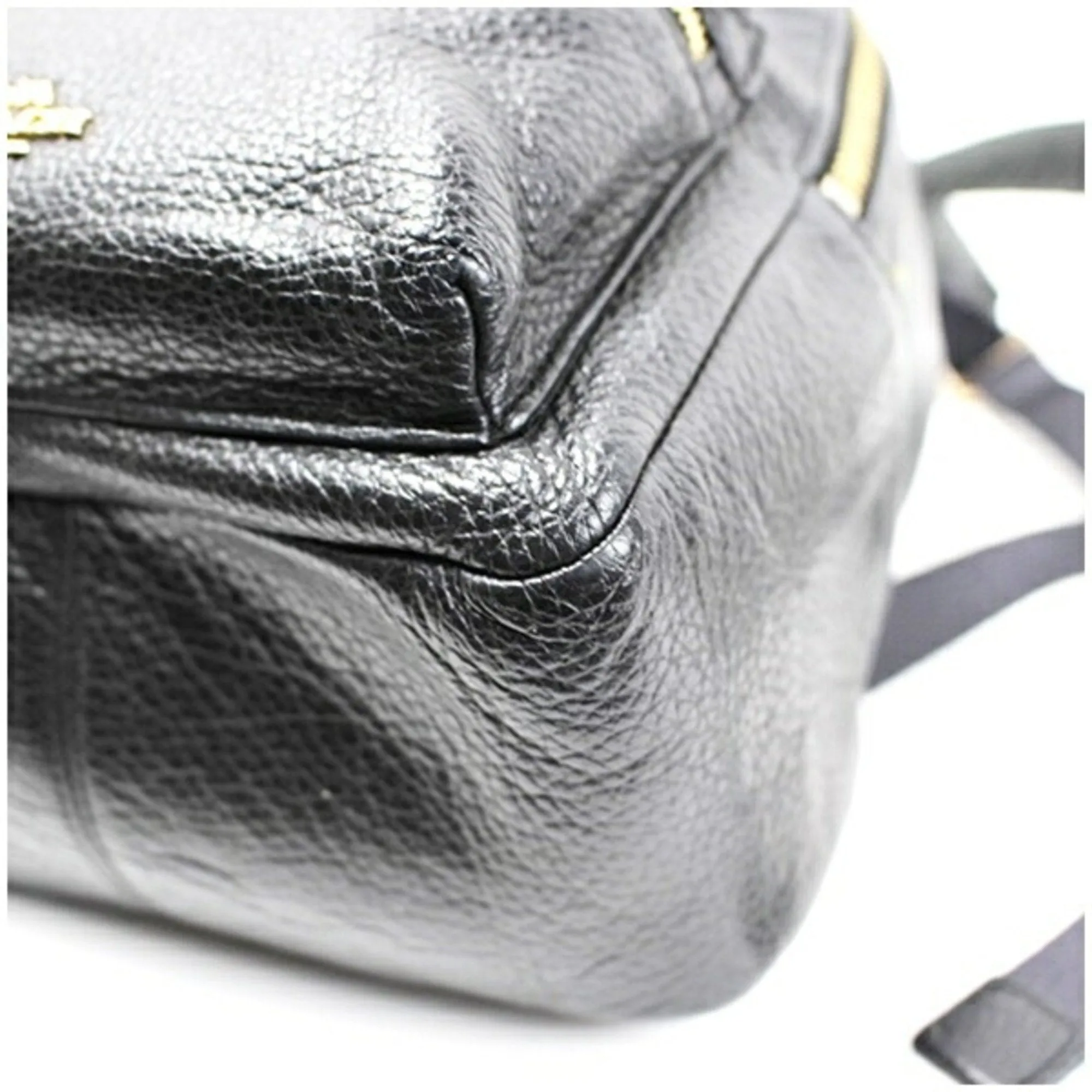 Coach Leather Backpack (Pre-Owned)