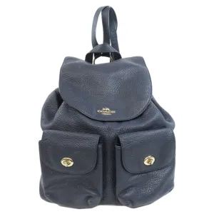 Coach  Leather Backpack (Pre-Owned)