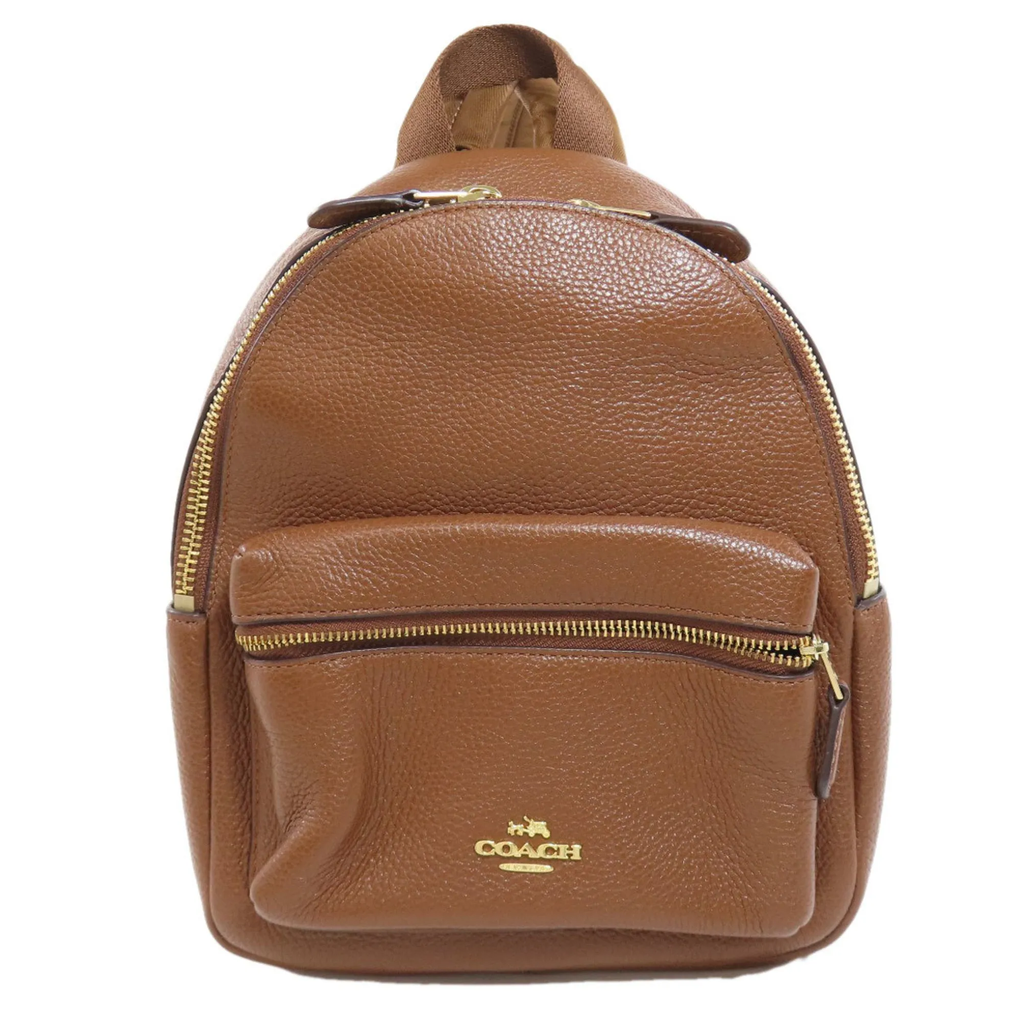 Coach  Leather Backpack (Pre-Owned)