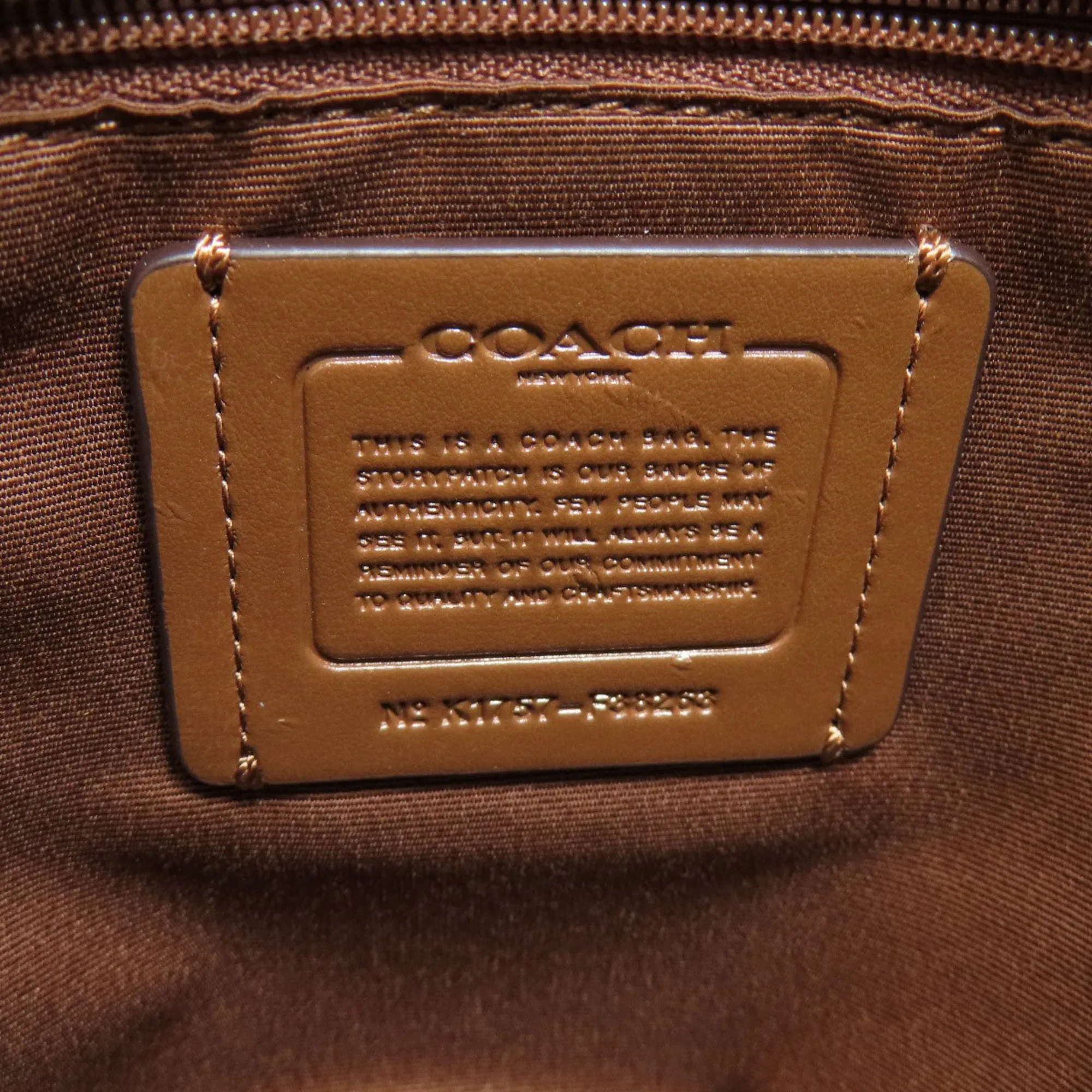 Coach  Leather Backpack (Pre-Owned)