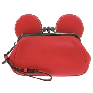 Coach Leather Clutch Bag Pouch (Pre-Owned)