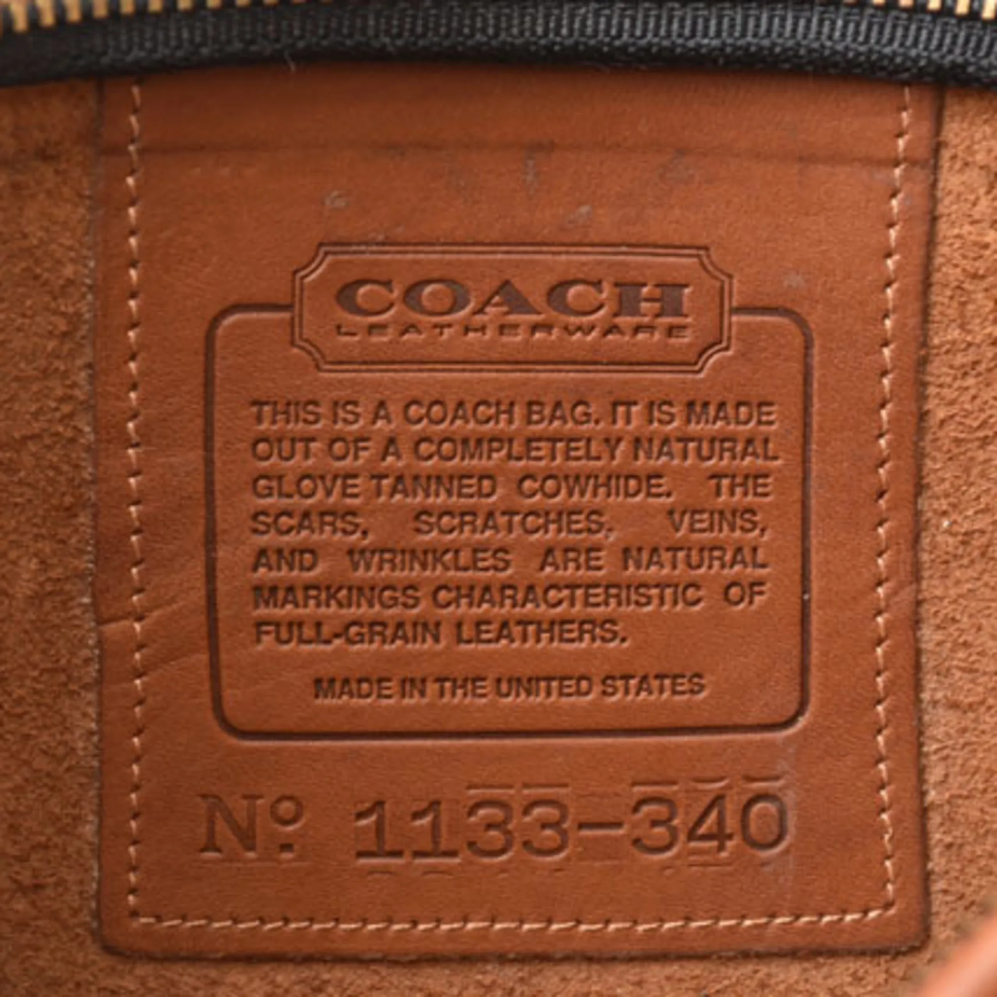 Coach  Leather Clutch Bag Pouch (Pre-Owned)