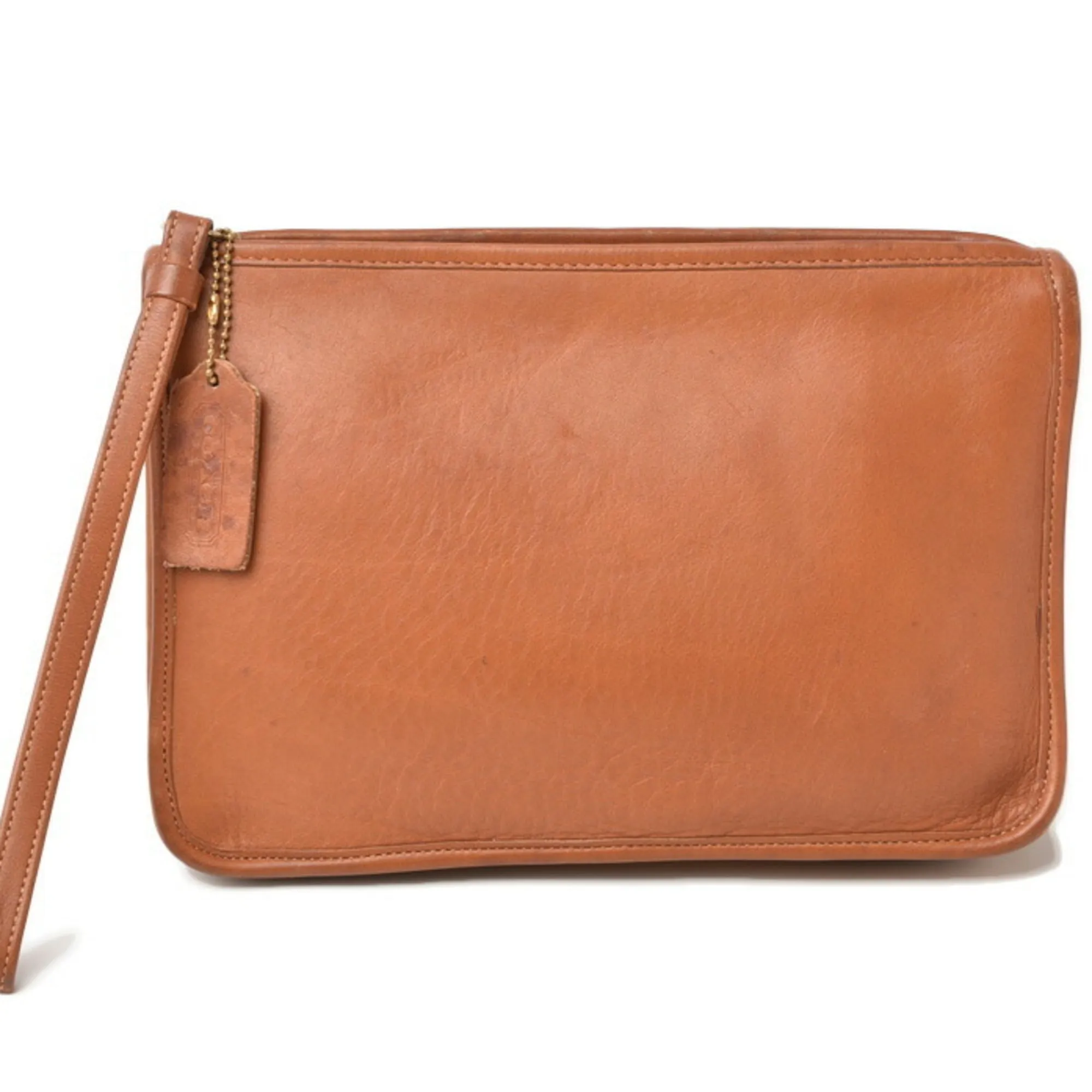 Coach  Leather Clutch Bag Pouch (Pre-Owned)