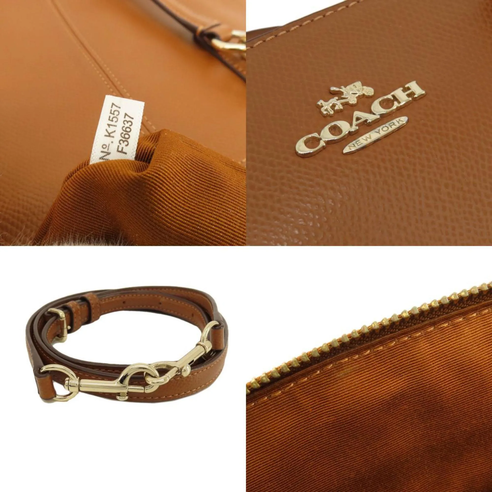 Coach  Leather Handbag (Pre-Owned)