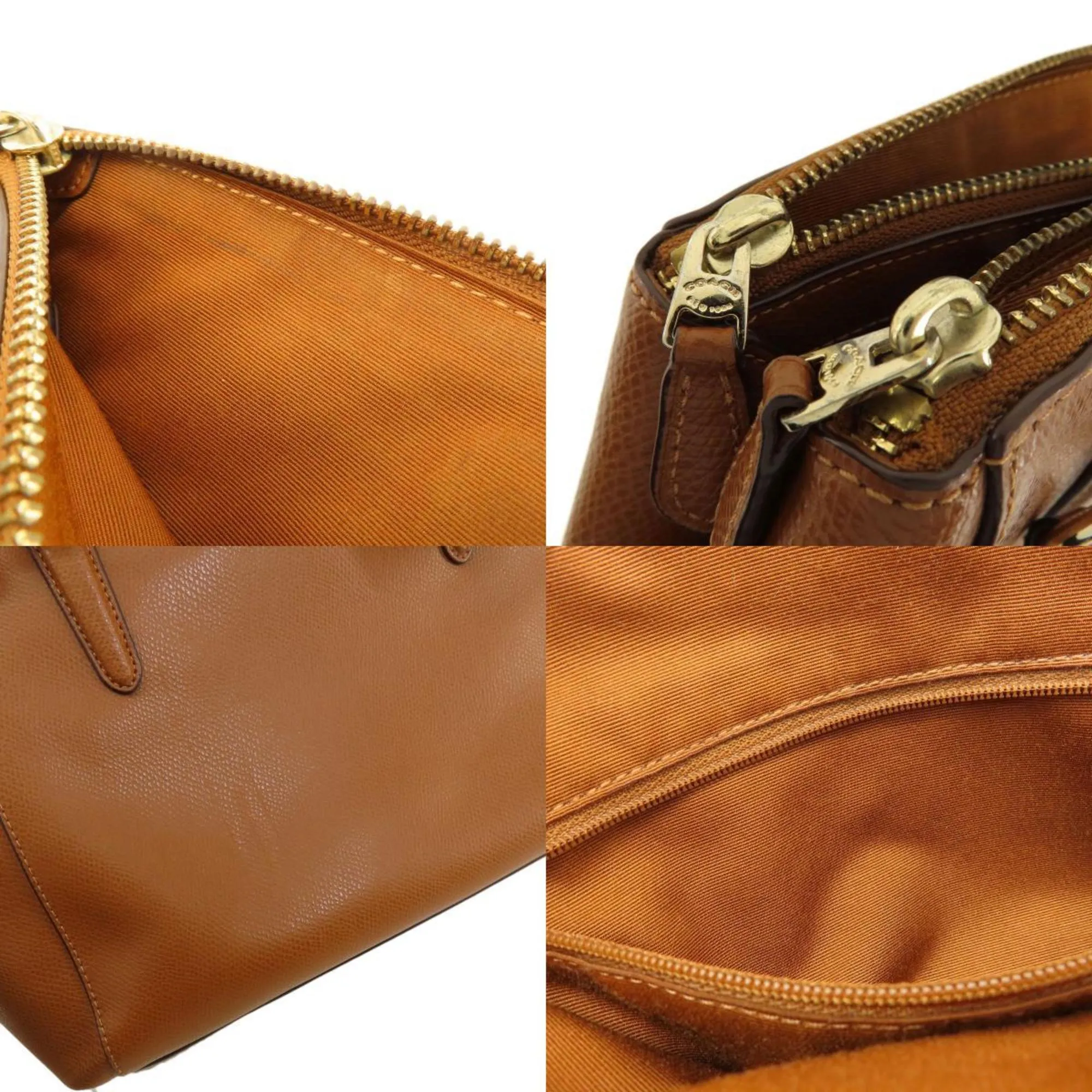 Coach  Leather Handbag (Pre-Owned)