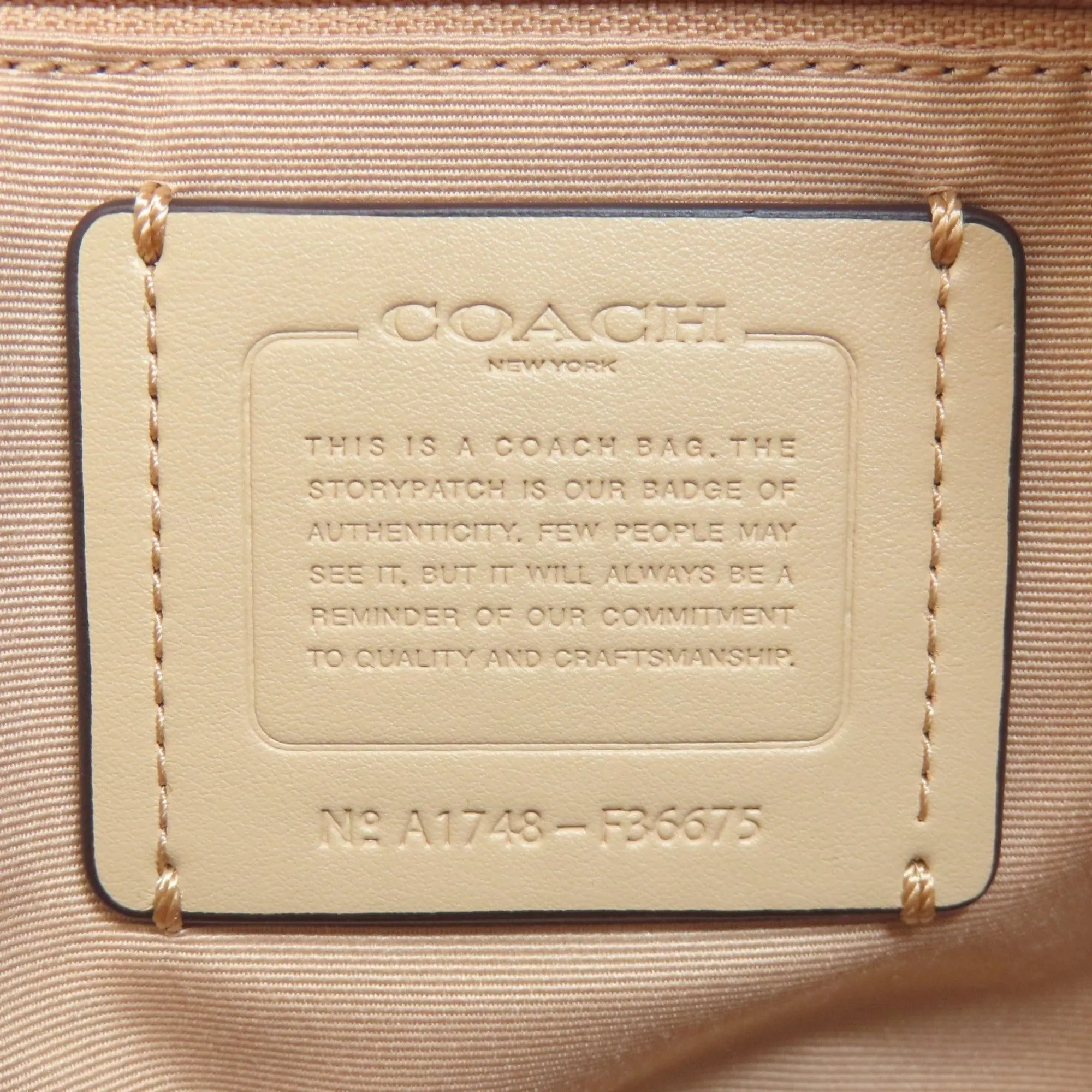 Coach  Leather Handbag (Pre-Owned)