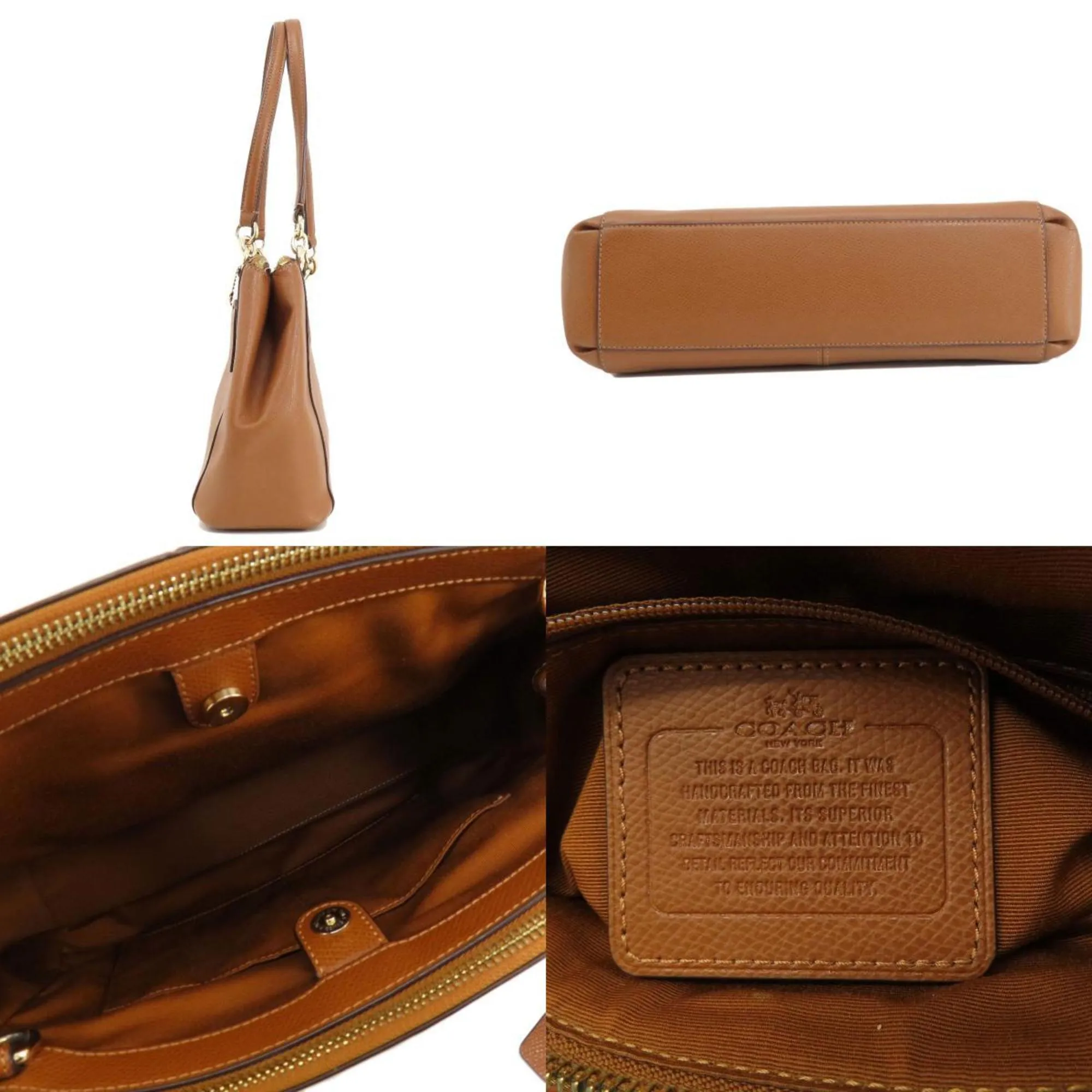 Coach  Leather Handbag (Pre-Owned)