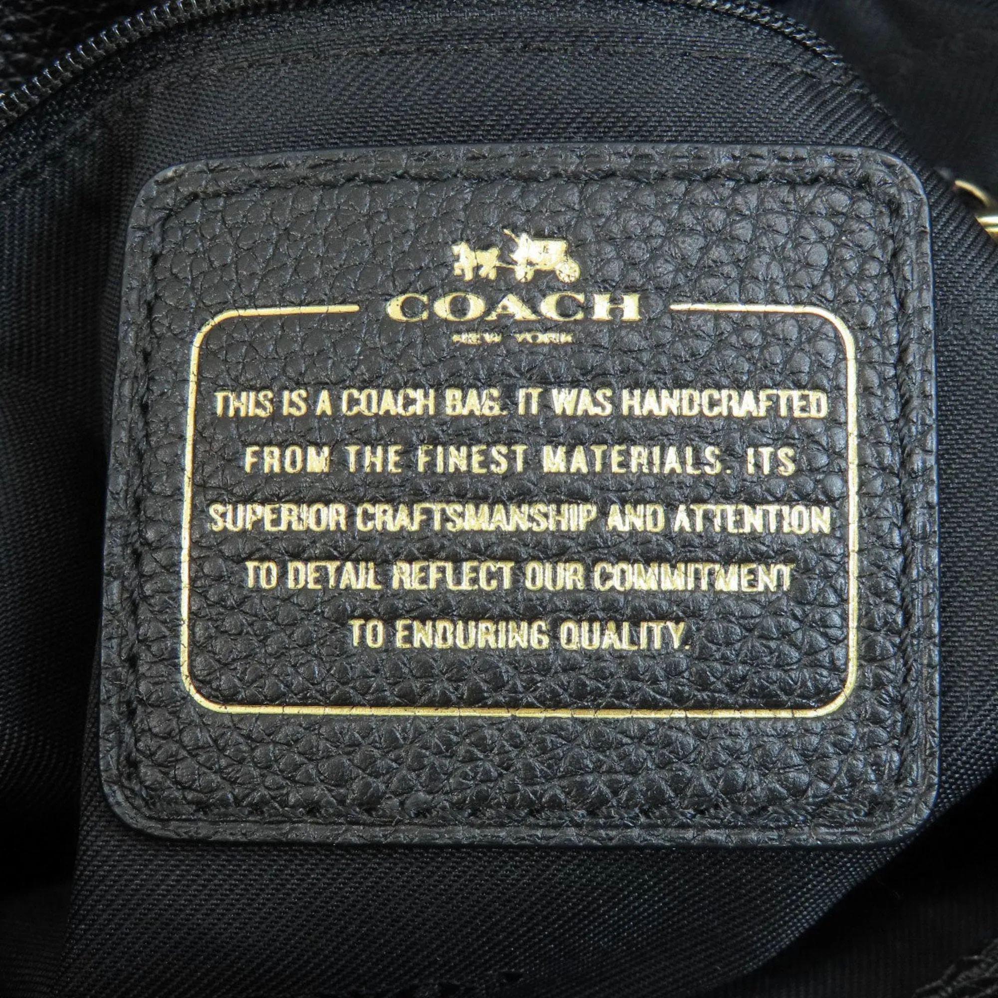 Coach  Leather Tote Bag (Pre-Owned)