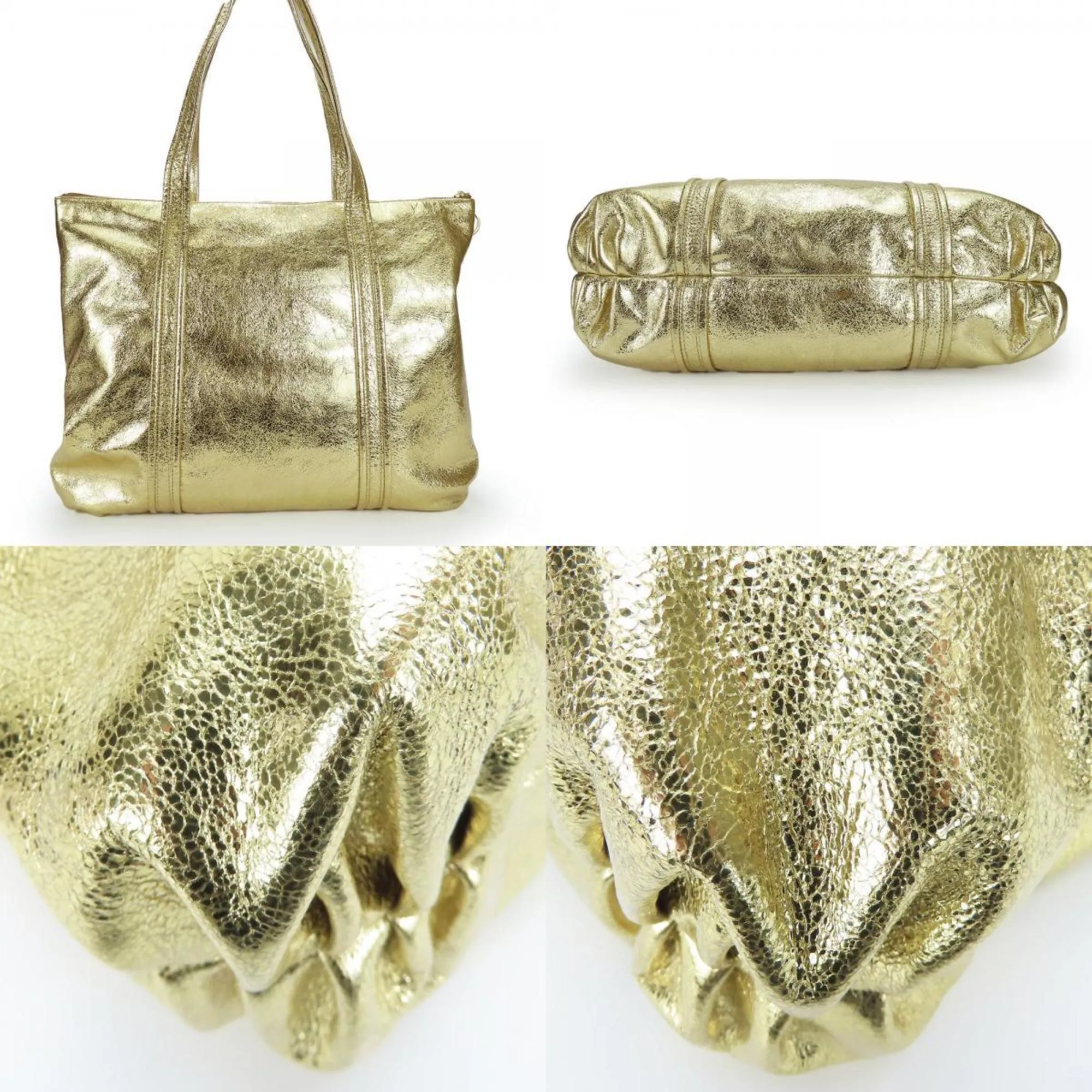 Coach  Metallic Leather Tote Bag (Pre-Owned)