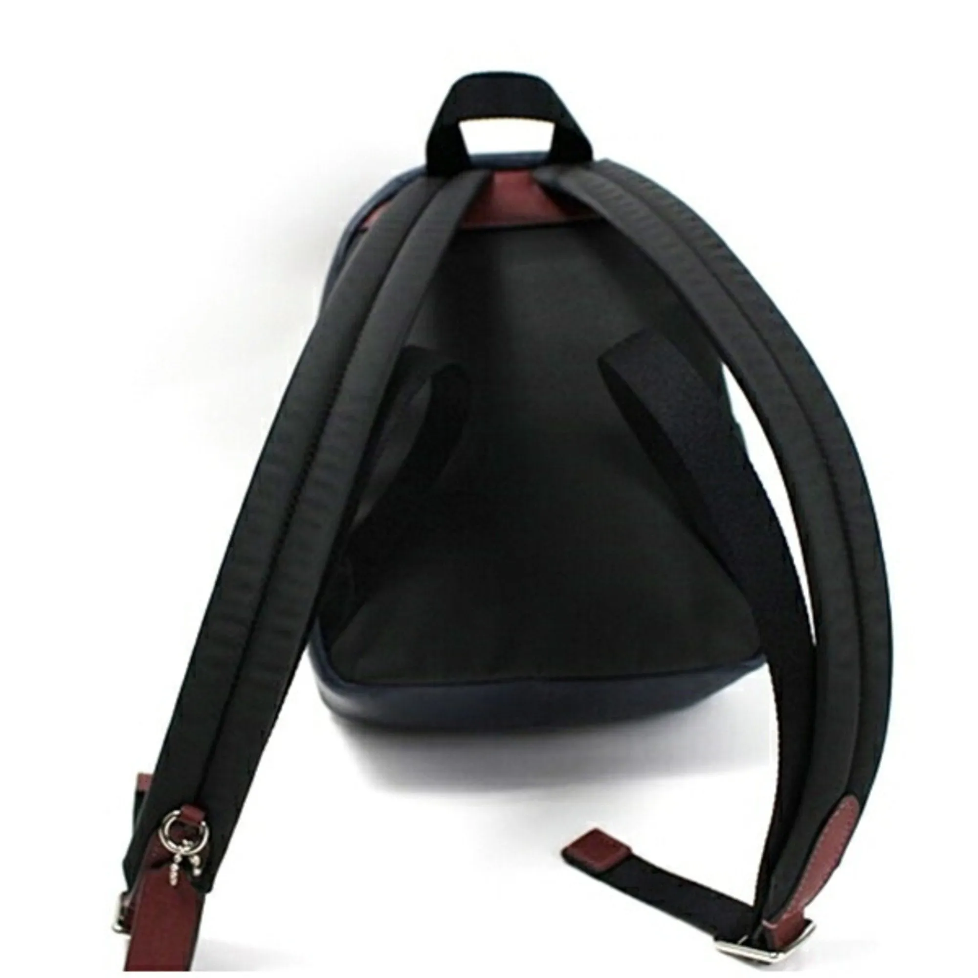Coach Navy blue Leather Backpack (Pre-Owned)