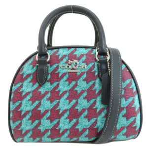 Coach  Navy  Color Pvc Handbag (Pre-Owned)