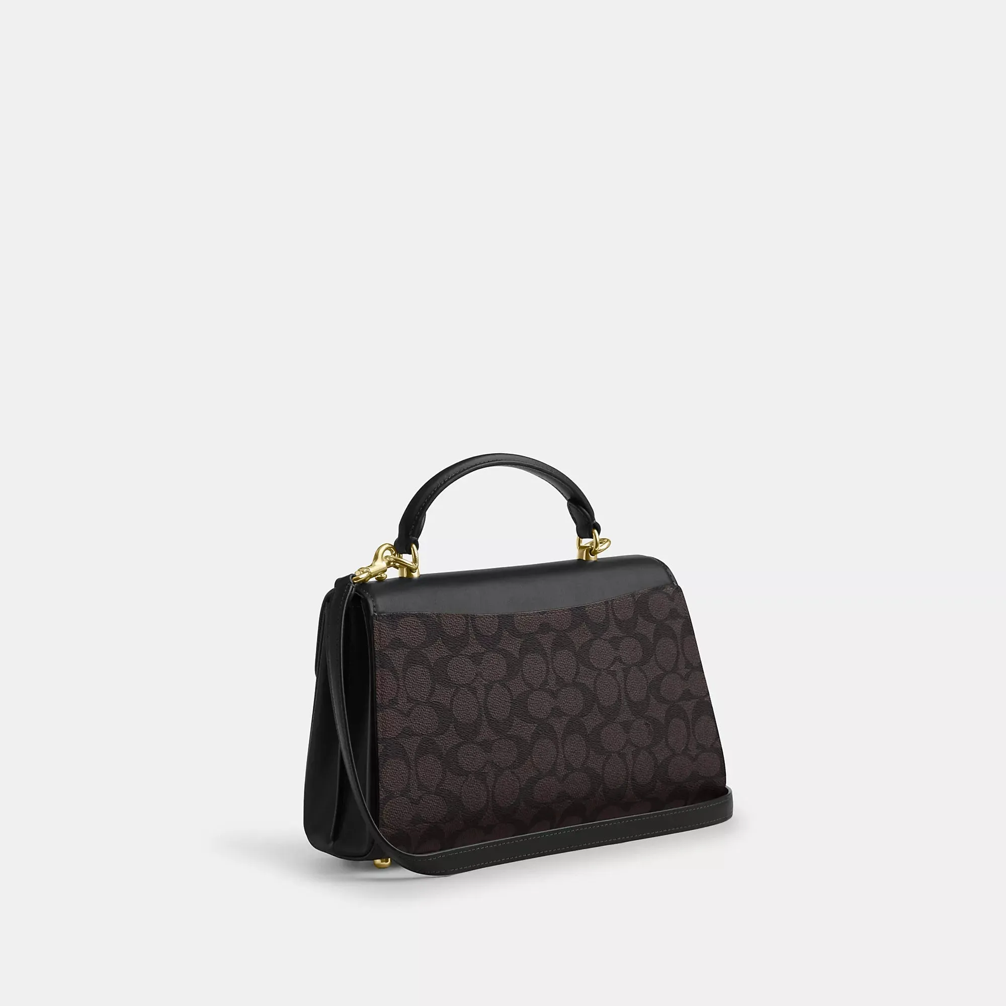 Coach Outlet Eliza Top Handle Bag In Signature Canvas