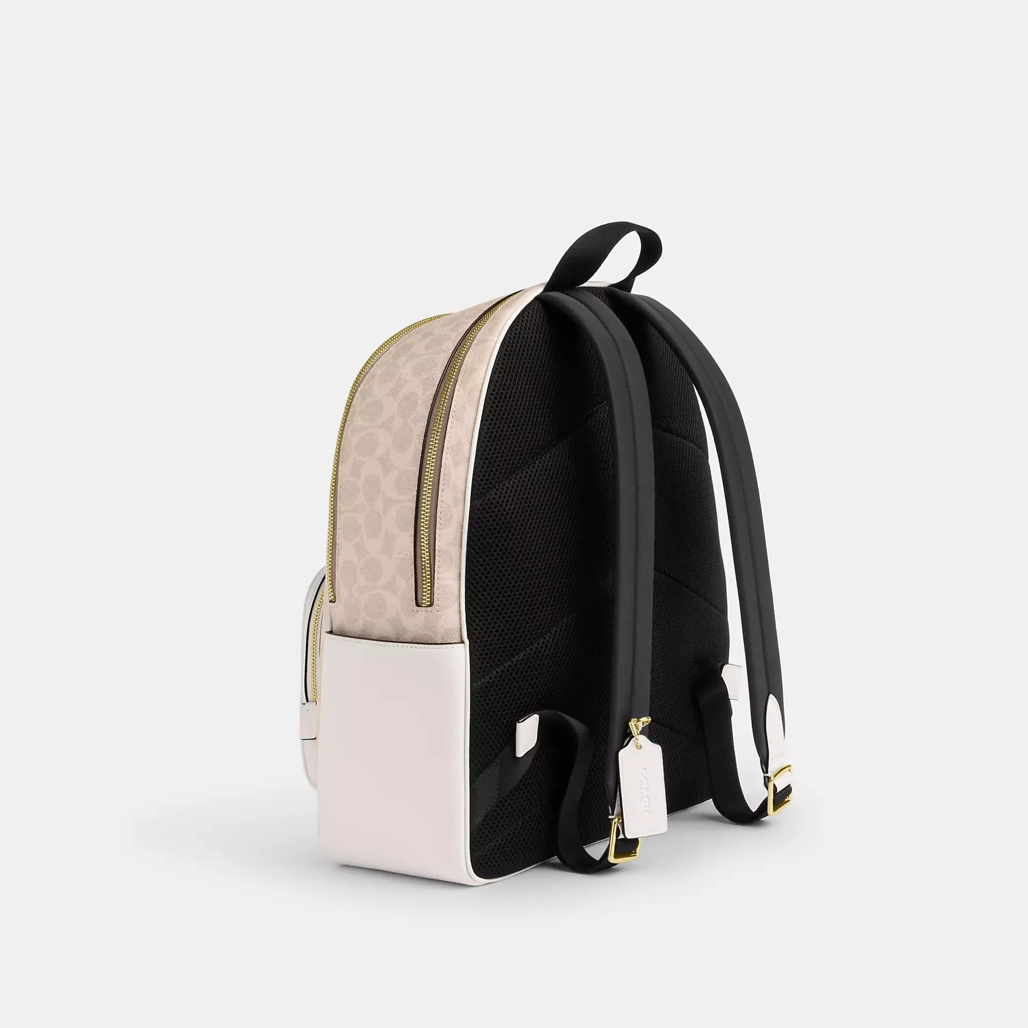 Coach Outlet Large Court Backpack In Signature Canvas