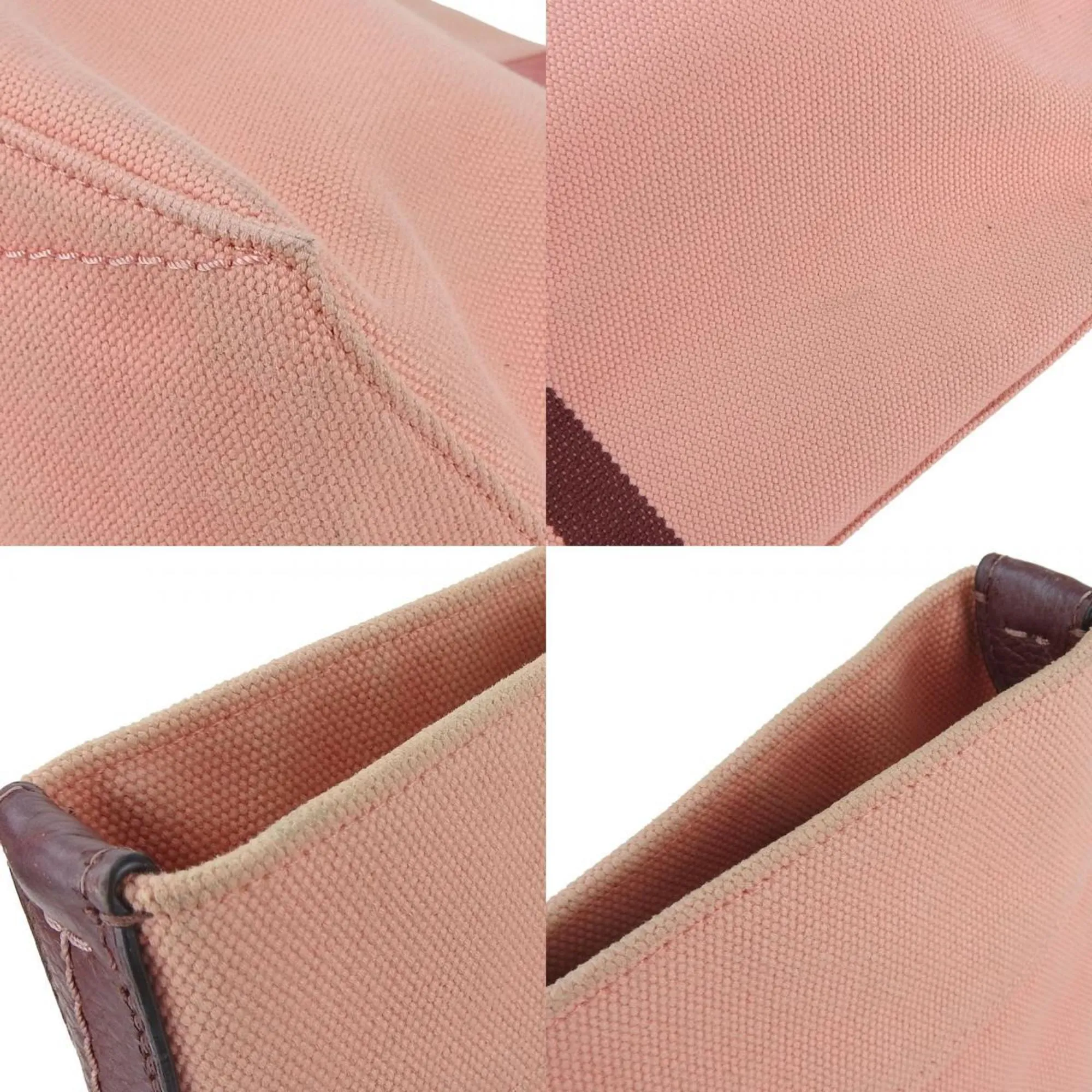 Coach  pink Canvas Tote Bag (Pre-Owned)