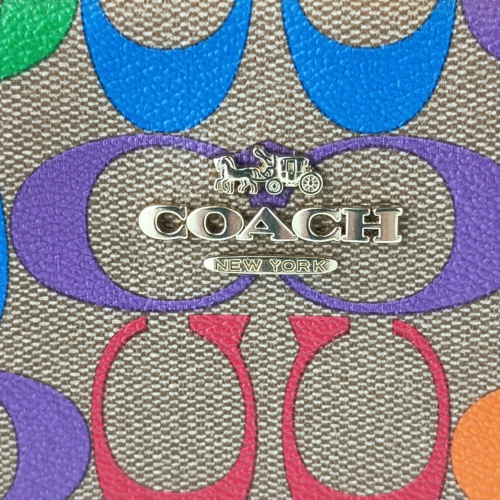 Coach   Pvc Leather Backpack (Pre-Owned)