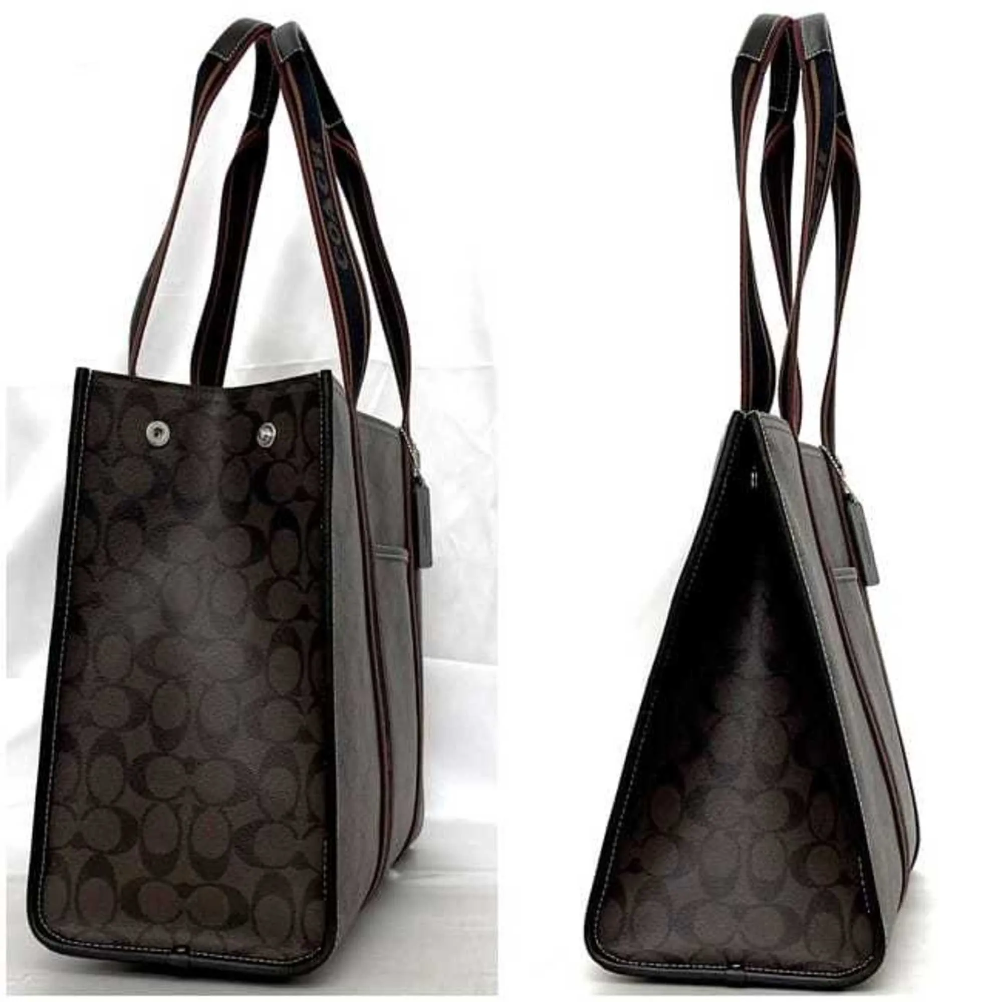Coach  Pvc Leather Tote Bag (Pre-Owned)