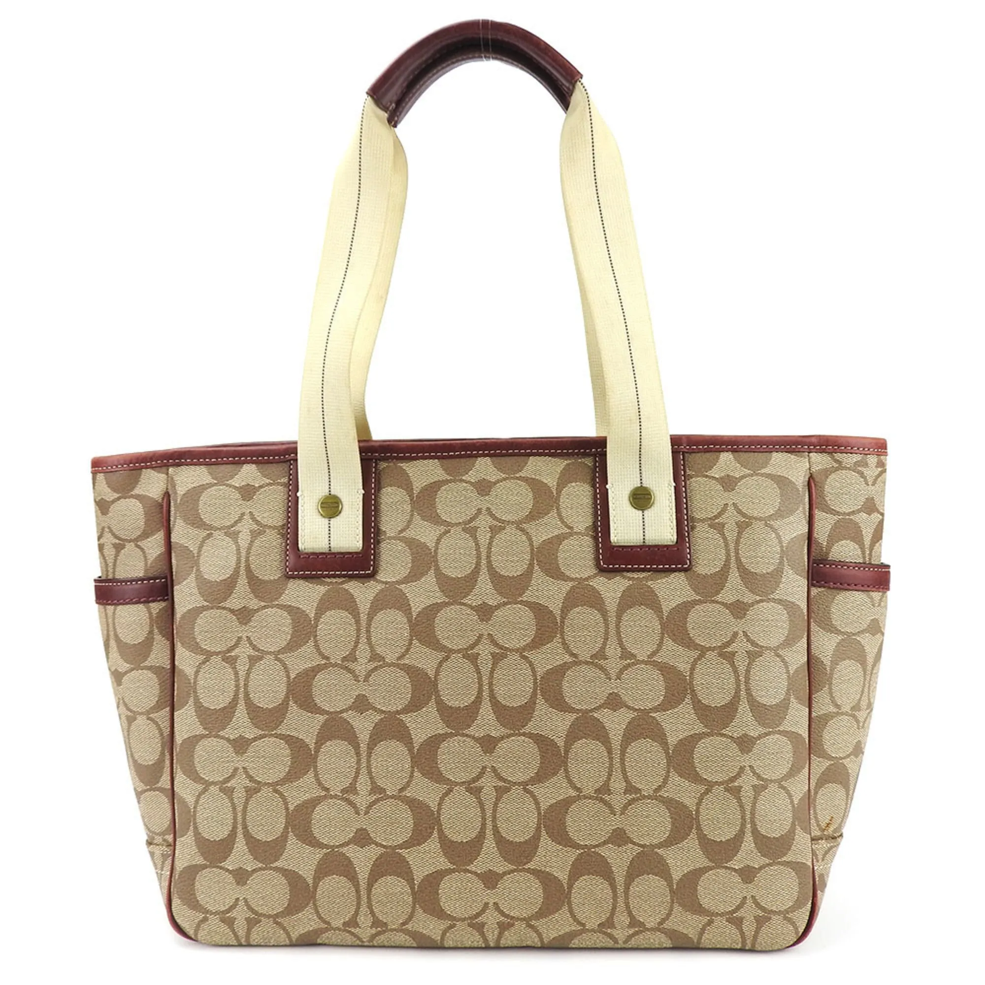 Coach   Pvc Leather Tote Bag (Pre-Owned)