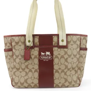 Coach   Pvc Leather Tote Bag (Pre-Owned)