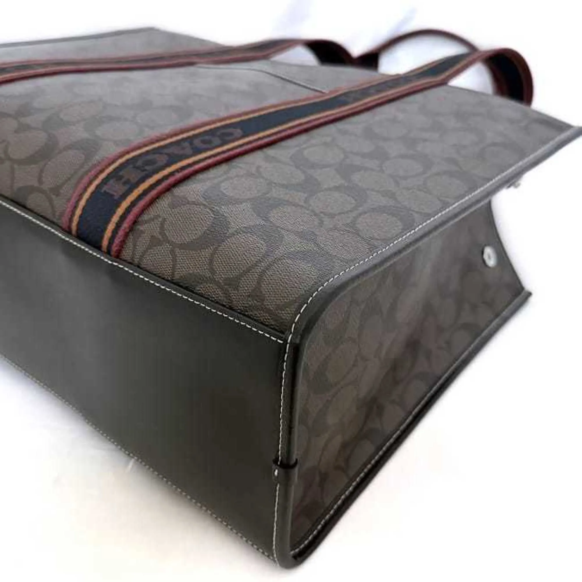 Coach  Pvc Leather Tote Bag (Pre-Owned)