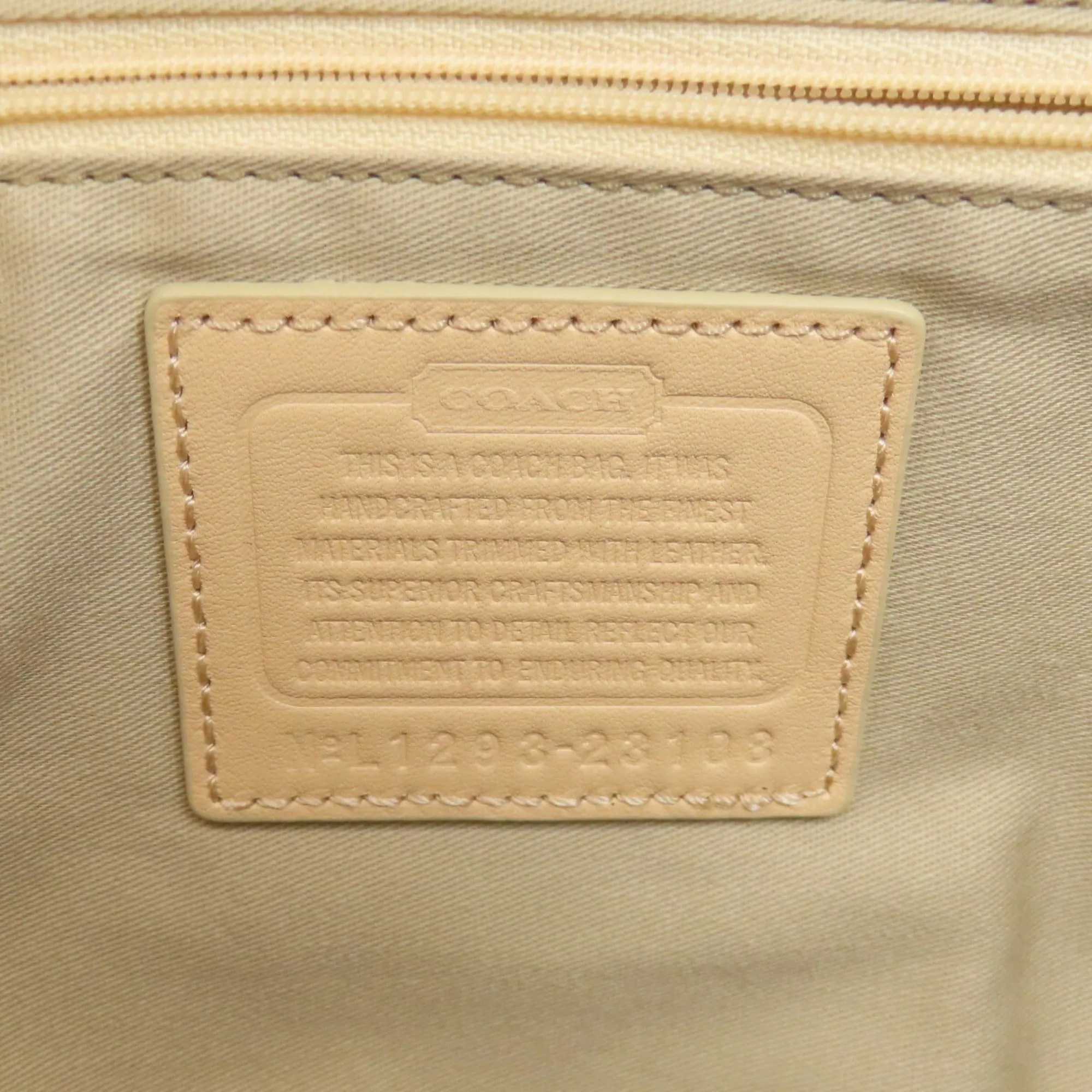 Coach  Pvc Tote Bag (Pre-Owned)
