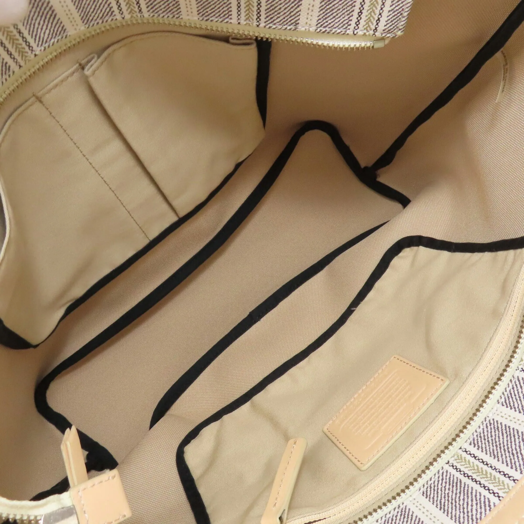 Coach  Pvc Tote Bag (Pre-Owned)