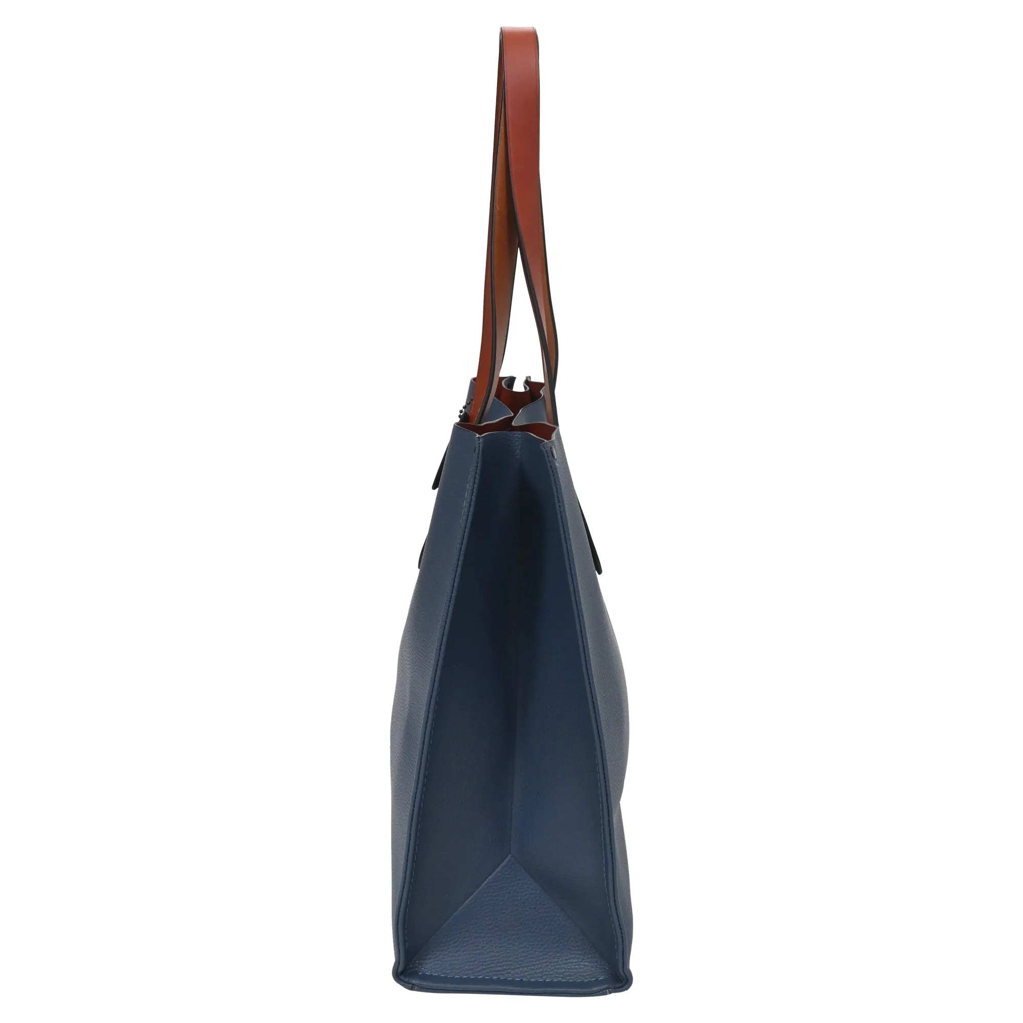 Coach Relay Tote Bag in Blue Leather