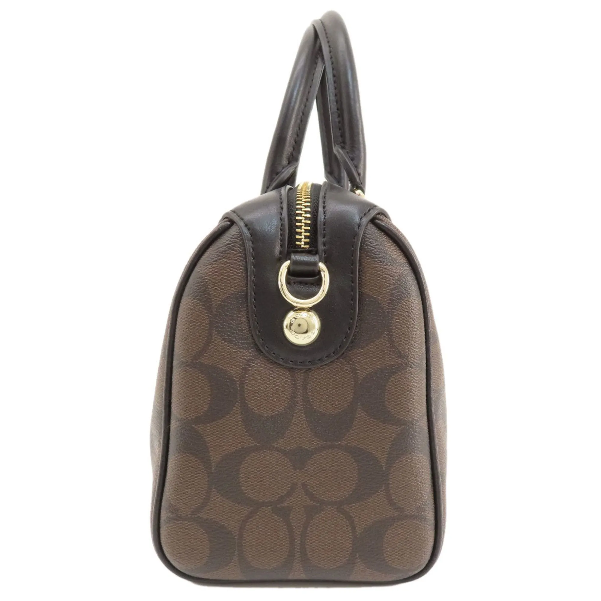 Coach Signature Canvas Handbag (Pre-Owned)