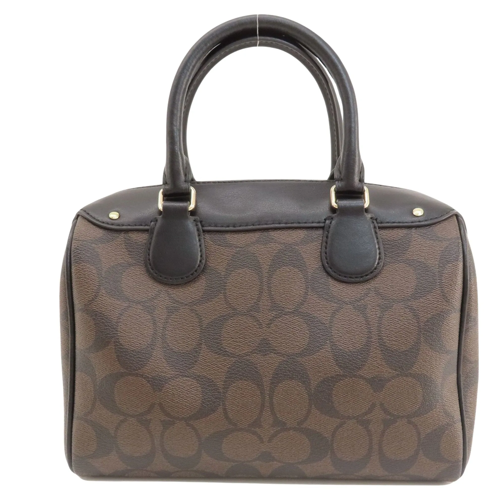 Coach Signature Canvas Handbag (Pre-Owned)