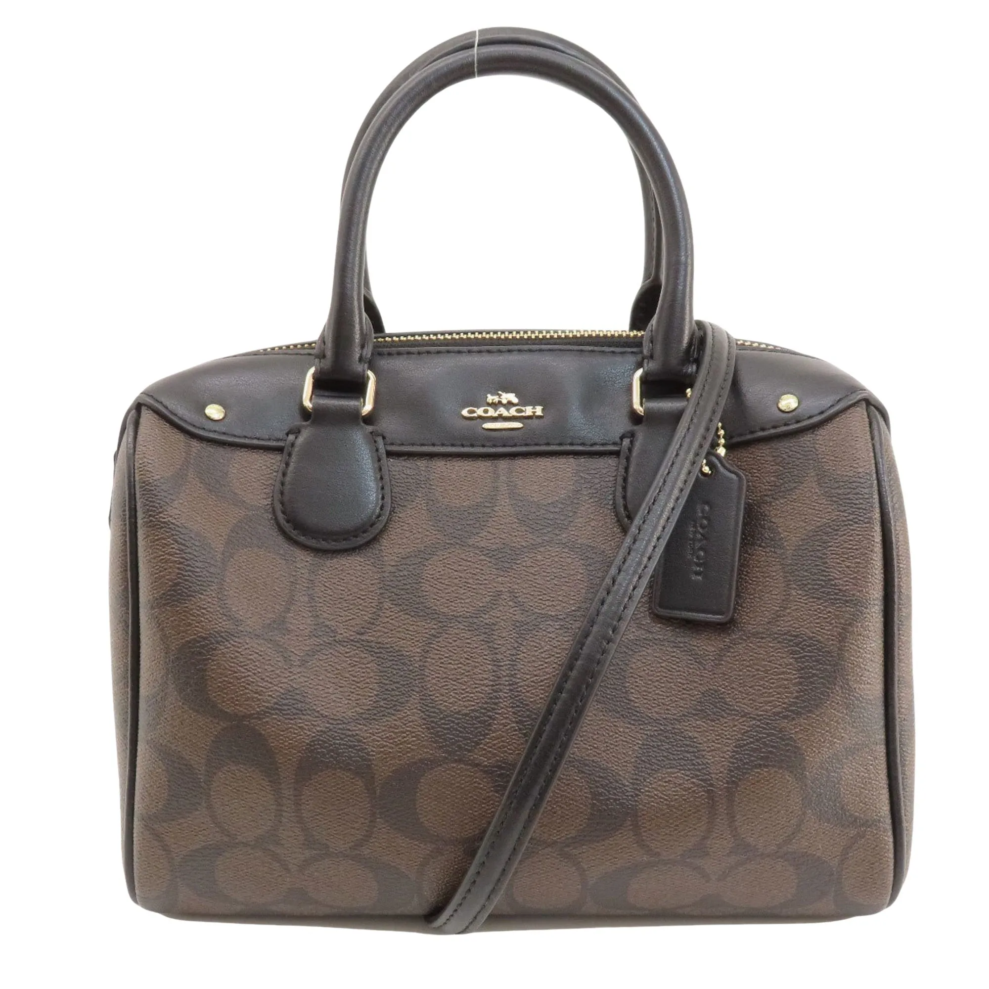 Coach Signature Canvas Handbag (Pre-Owned)