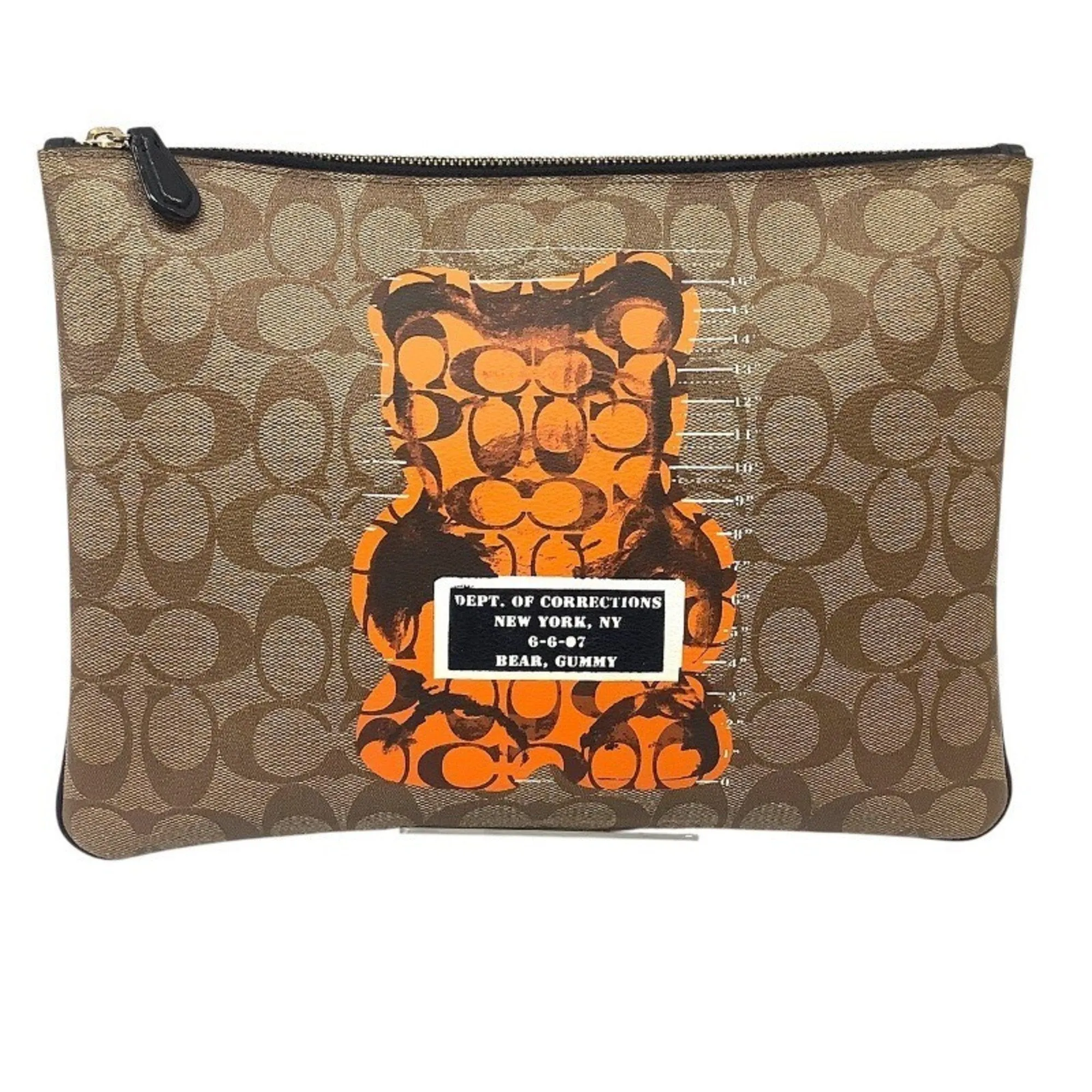 Coach Signature Pvc Clutch Bag (Pre-Owned)