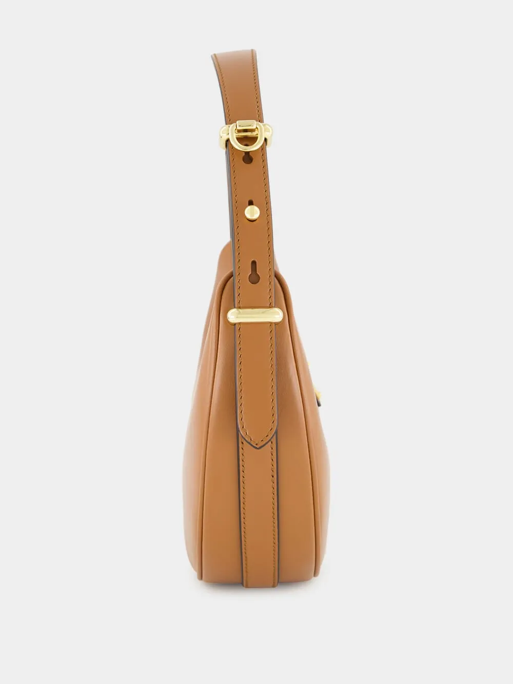 Cognac Arqu Leather Shoulder Bag