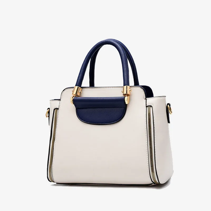 Contrast Color  Large Capacity Fashion Tote Bag