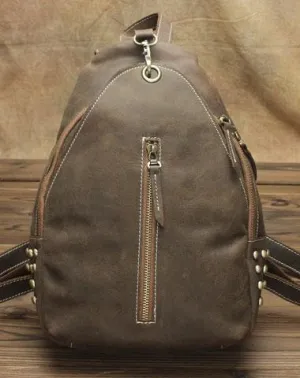 Cool and Retro Khaki Brown Mens Backpacks Vintage School Backpack Travel Backpack Bags for Men
