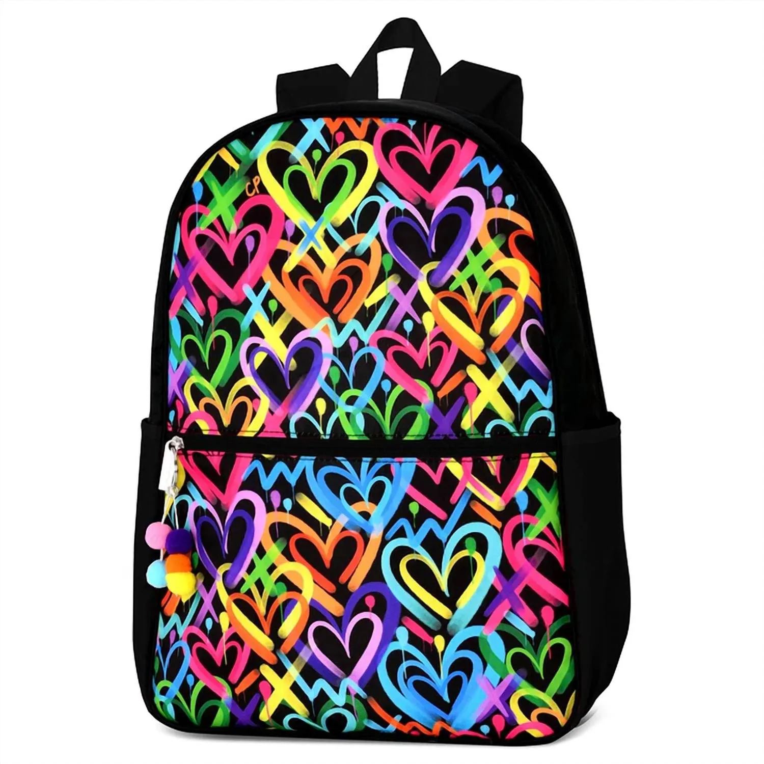 Corey Paige Backpack In Graffiti Hearts