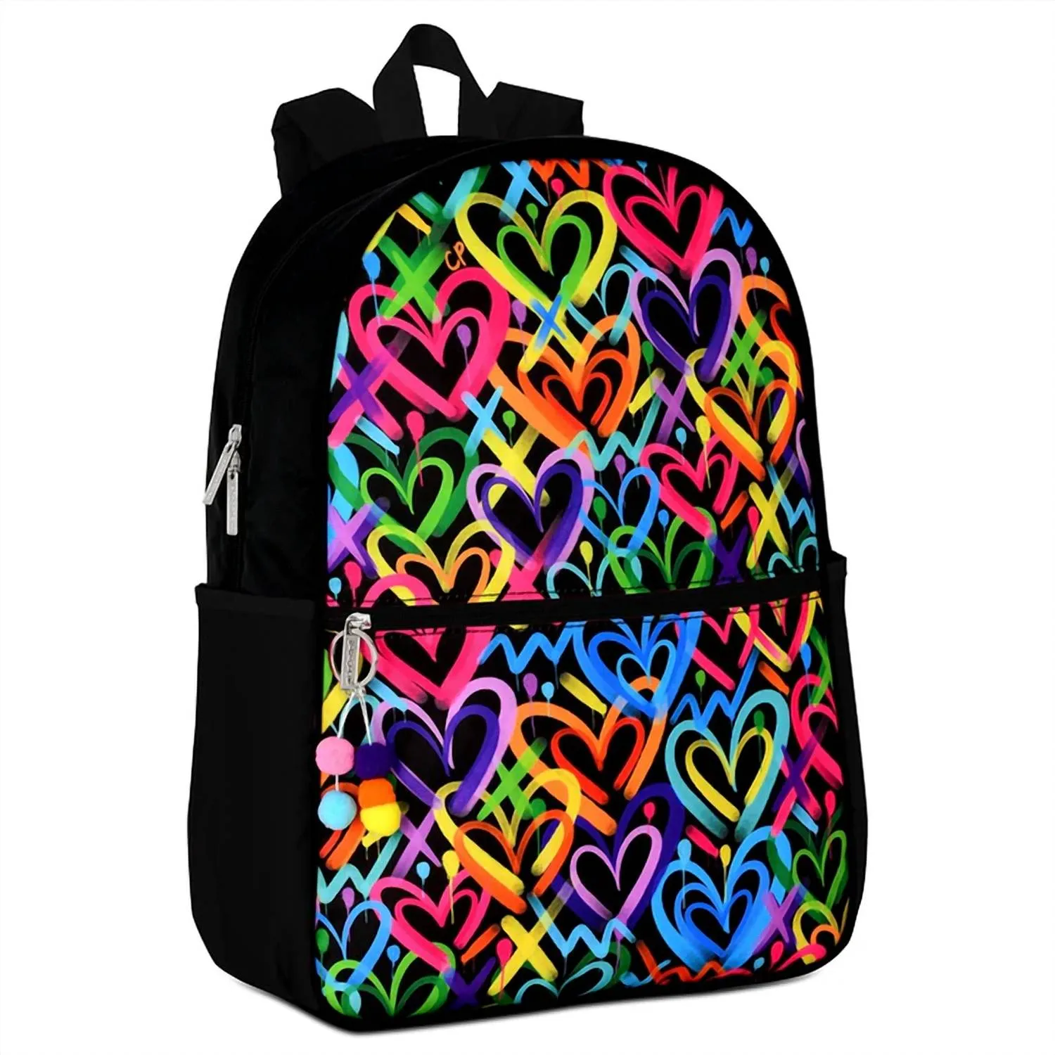 Corey Paige Backpack In Graffiti Hearts