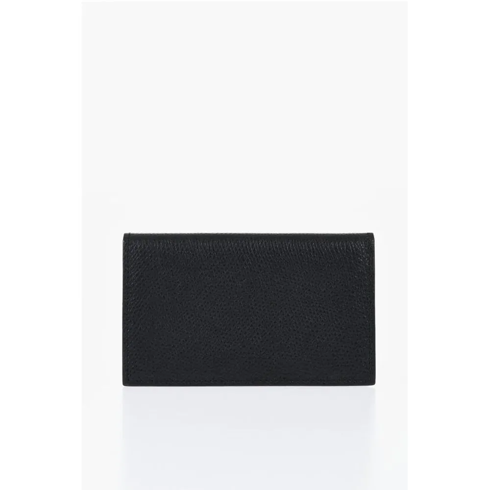 Corneliani Saffiano Leather Bifold Card Holder