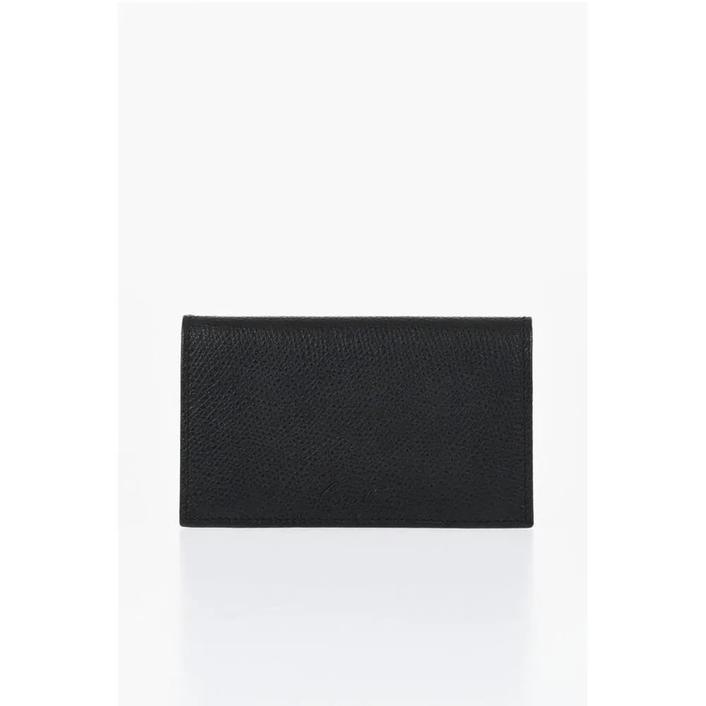 Corneliani Saffiano Leather Bifold Card Holder