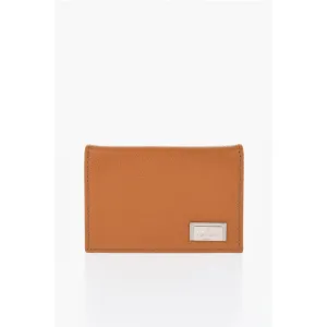 Corneliani Saffiano Leather Bifold Card Holder
