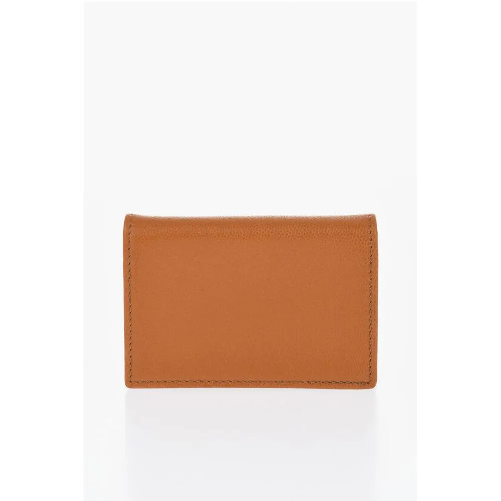 Corneliani Saffiano Leather Bifold Card Holder