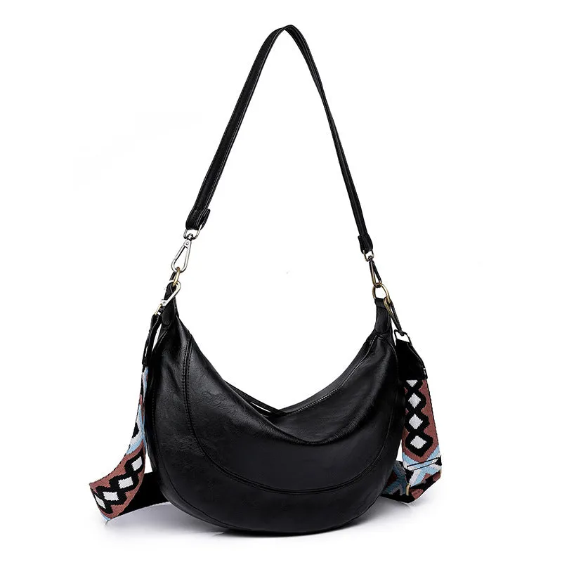 Crescent Style Large Capacity  Shoulder Bag