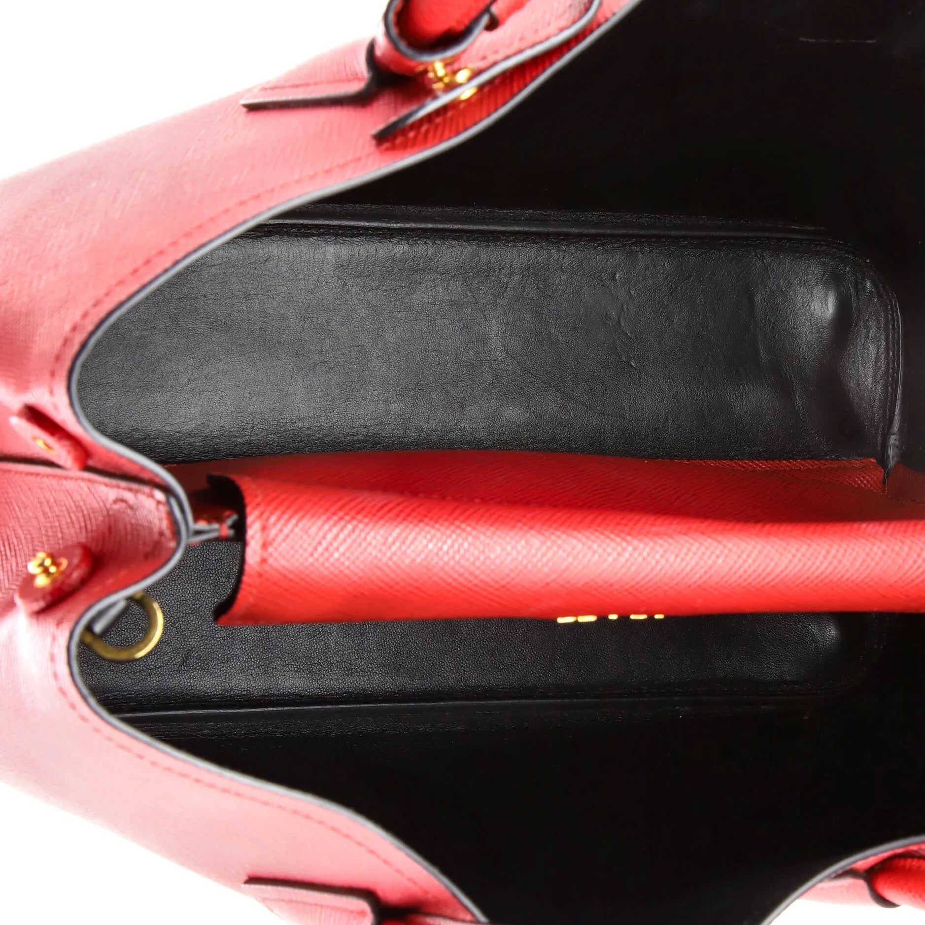 Cuir Double Tote Saffiano Leather Medium
