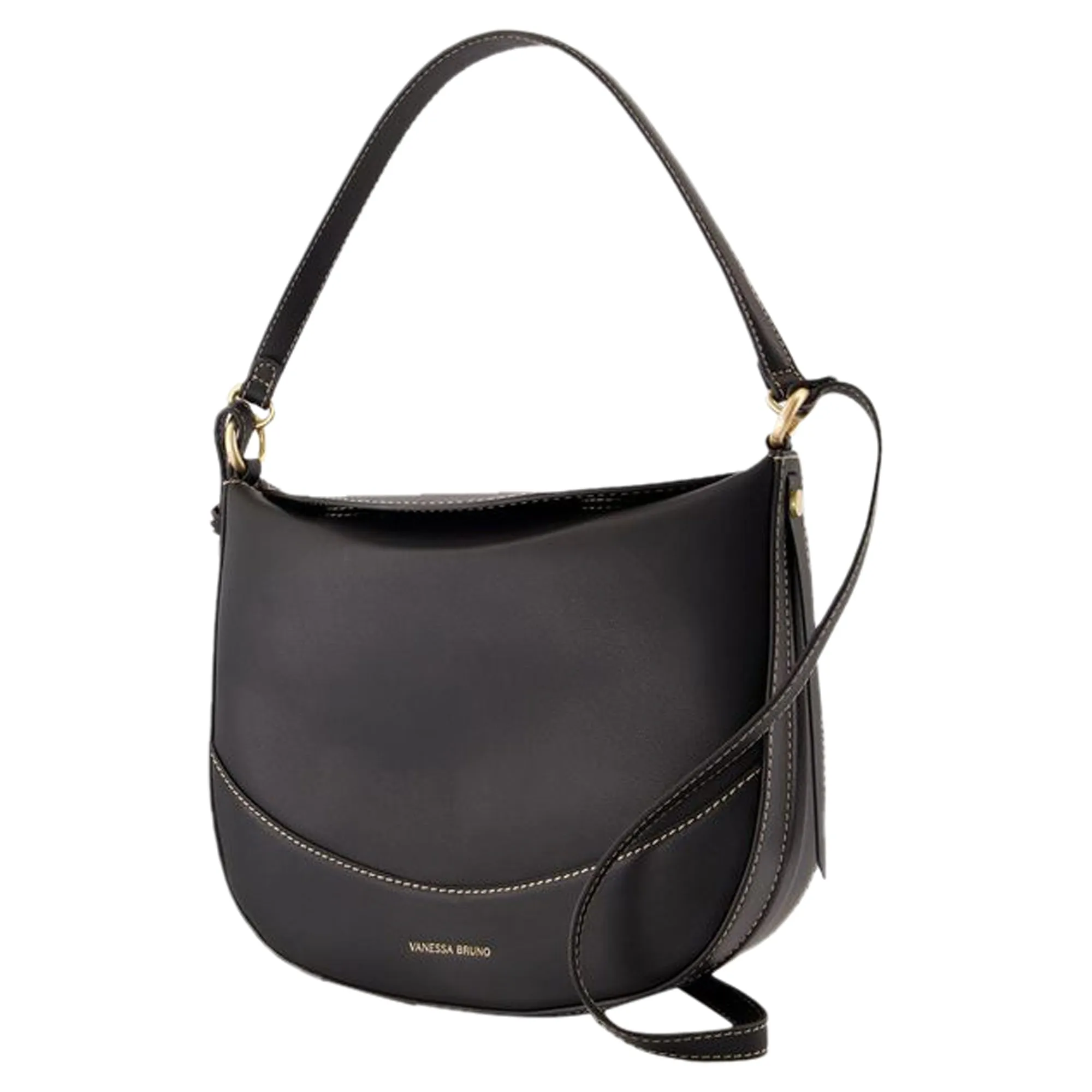 Daily Mm Handbag - Vanessa Bruno - Leather - Black