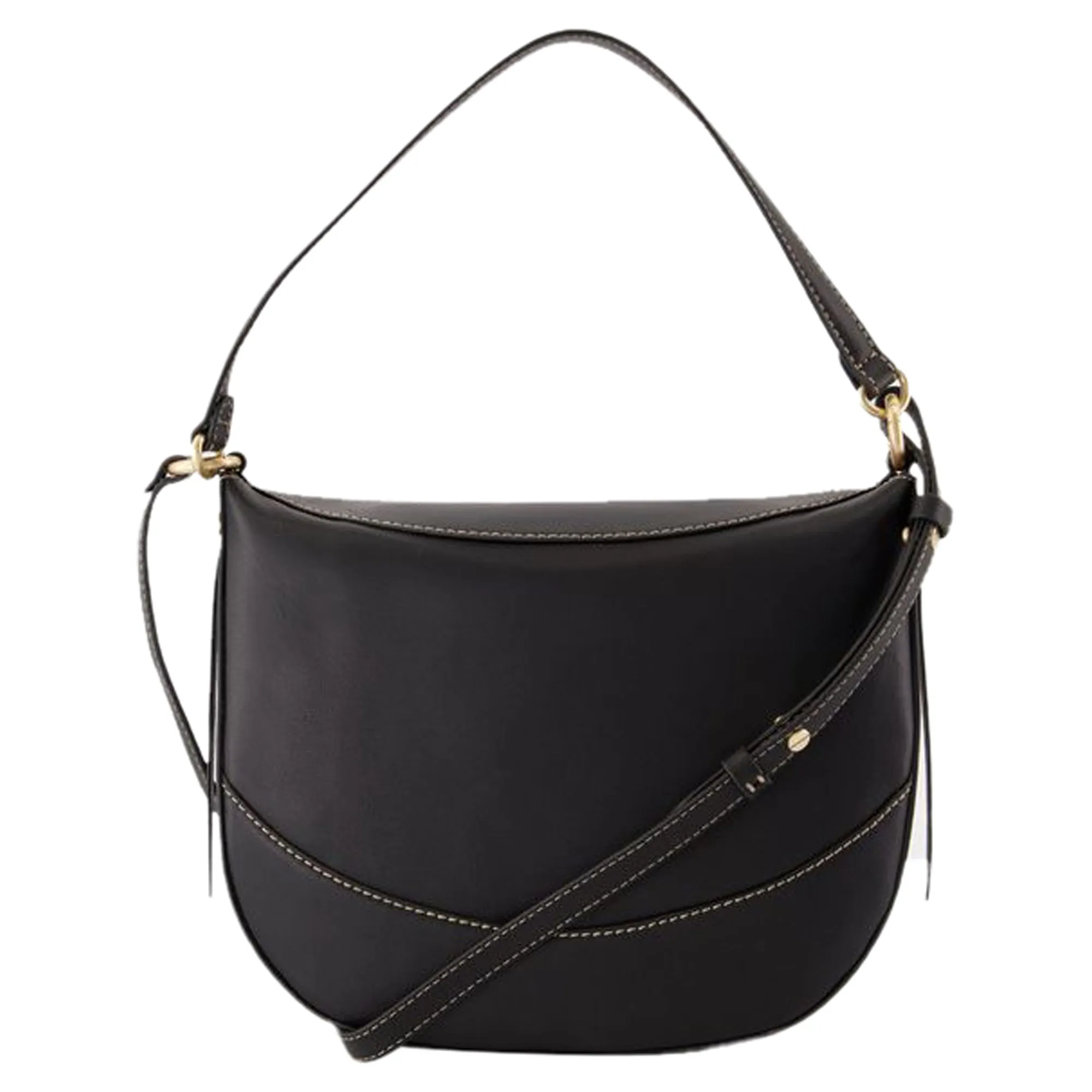 Daily Mm Handbag - Vanessa Bruno - Leather - Black