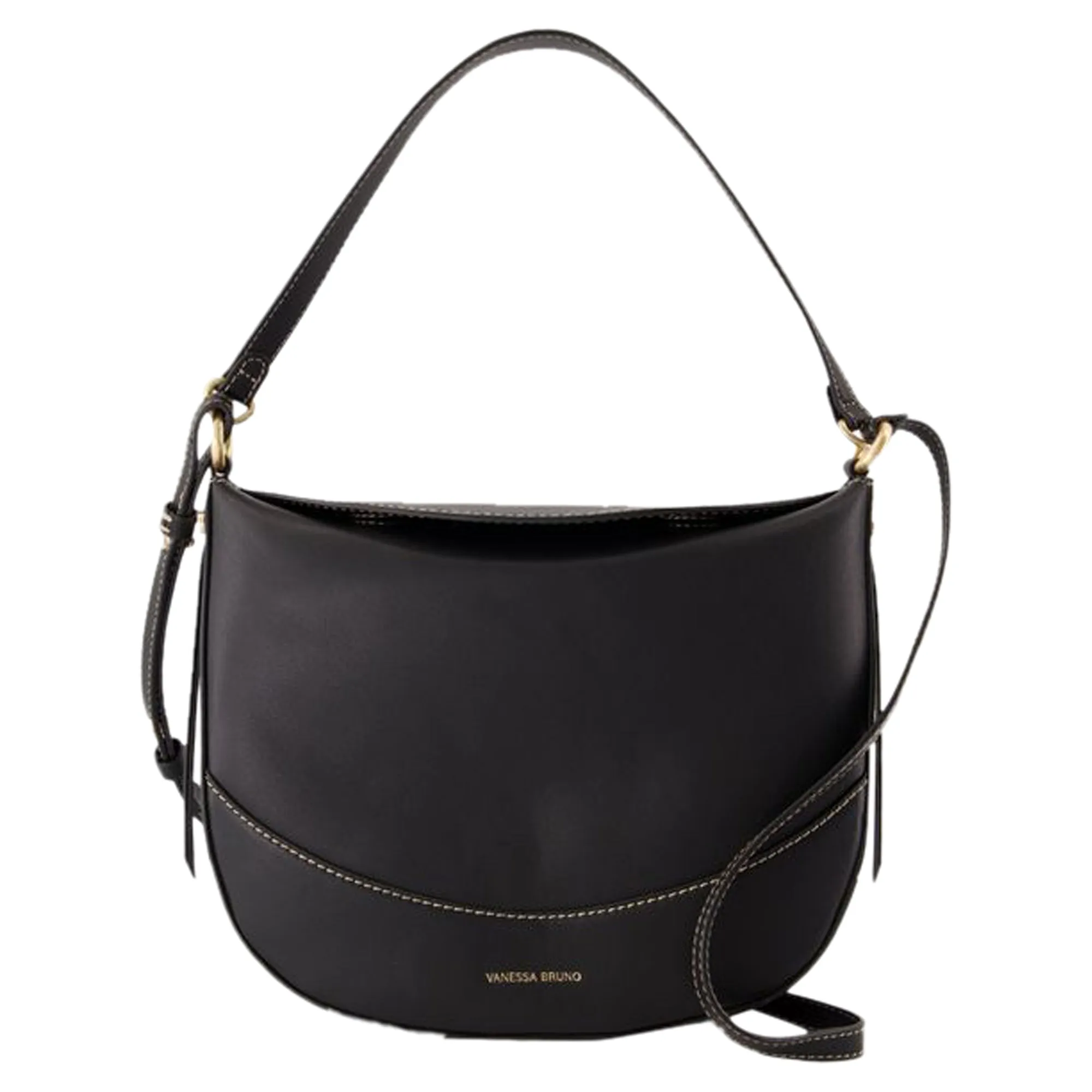 Daily Mm Handbag - Vanessa Bruno - Leather - Black