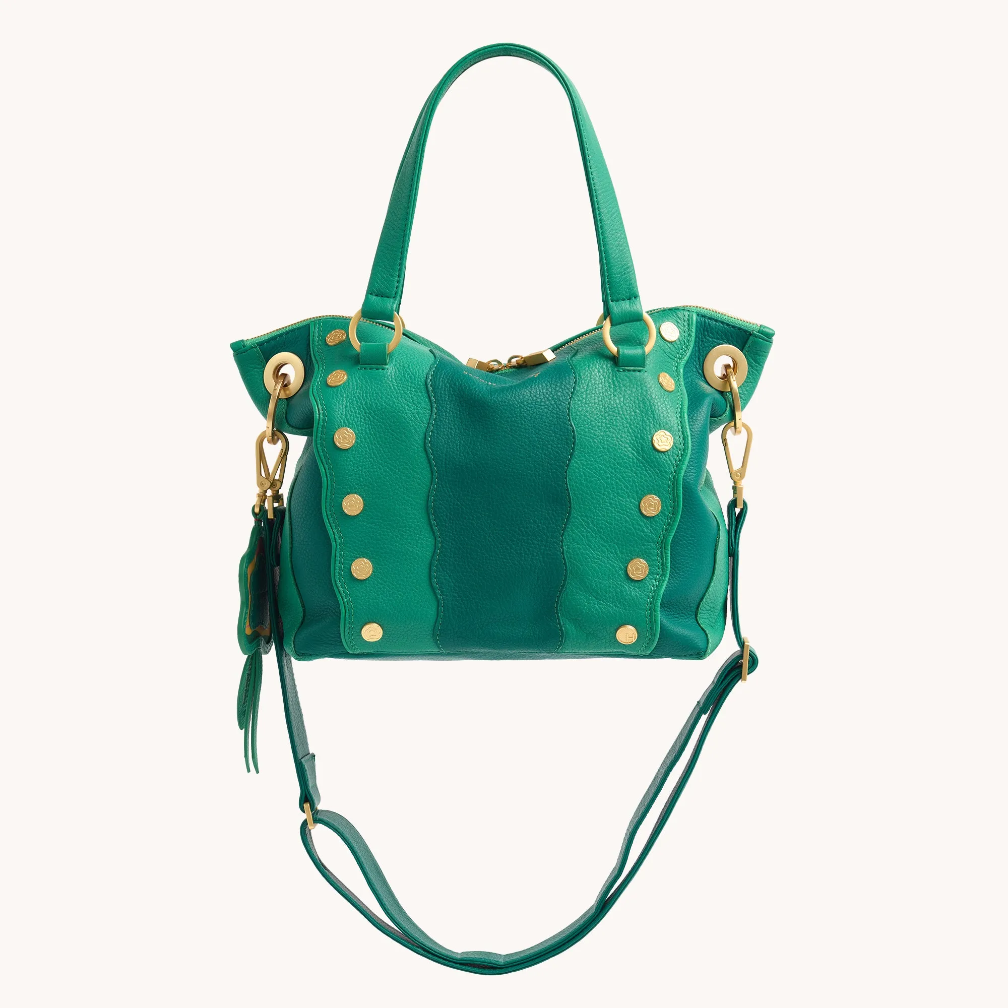 Daniel | Wavy Dazey/Brushed Gold Dazey Rivet | Med